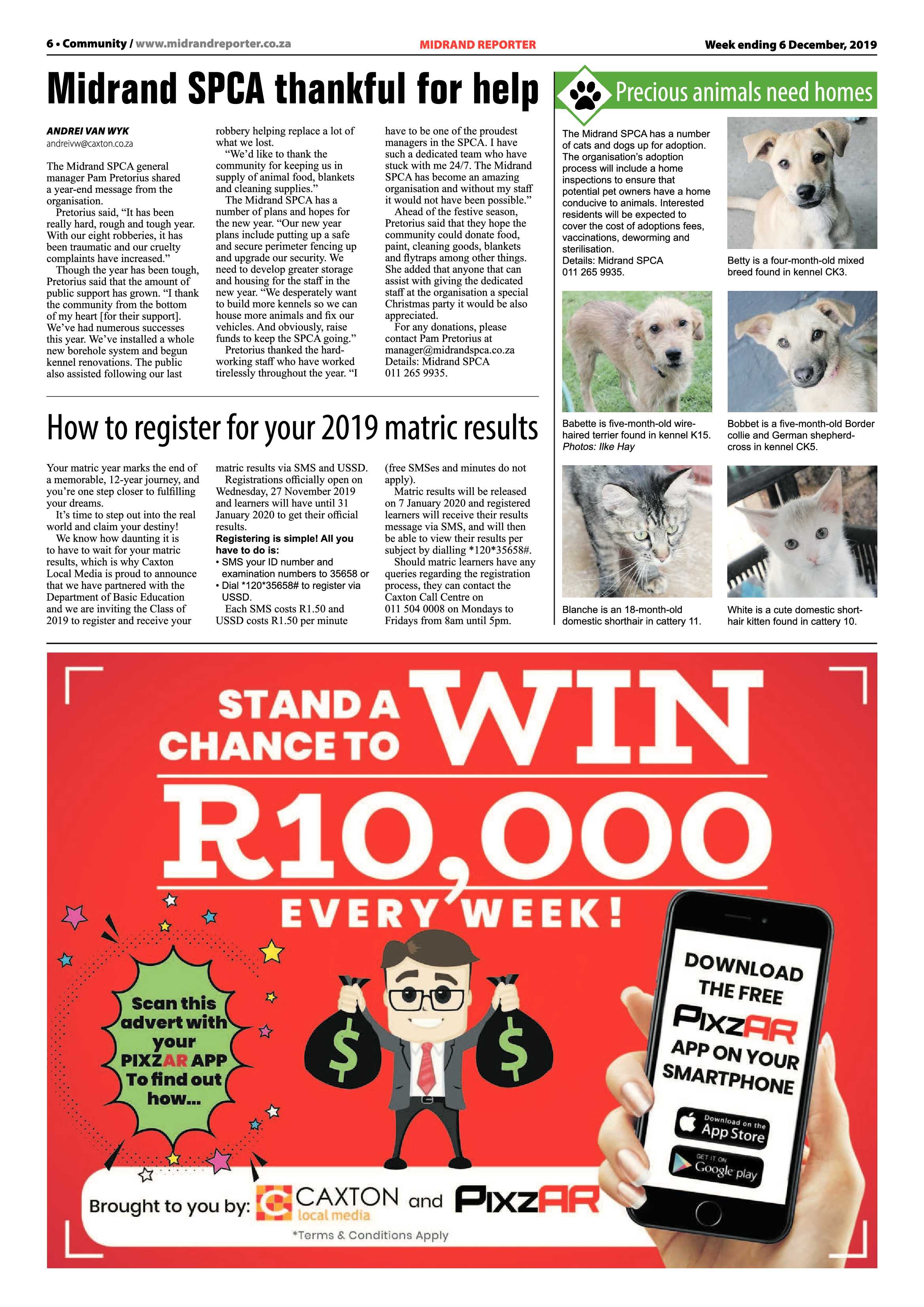 Midrand Reporter 06 December 2019 page 6