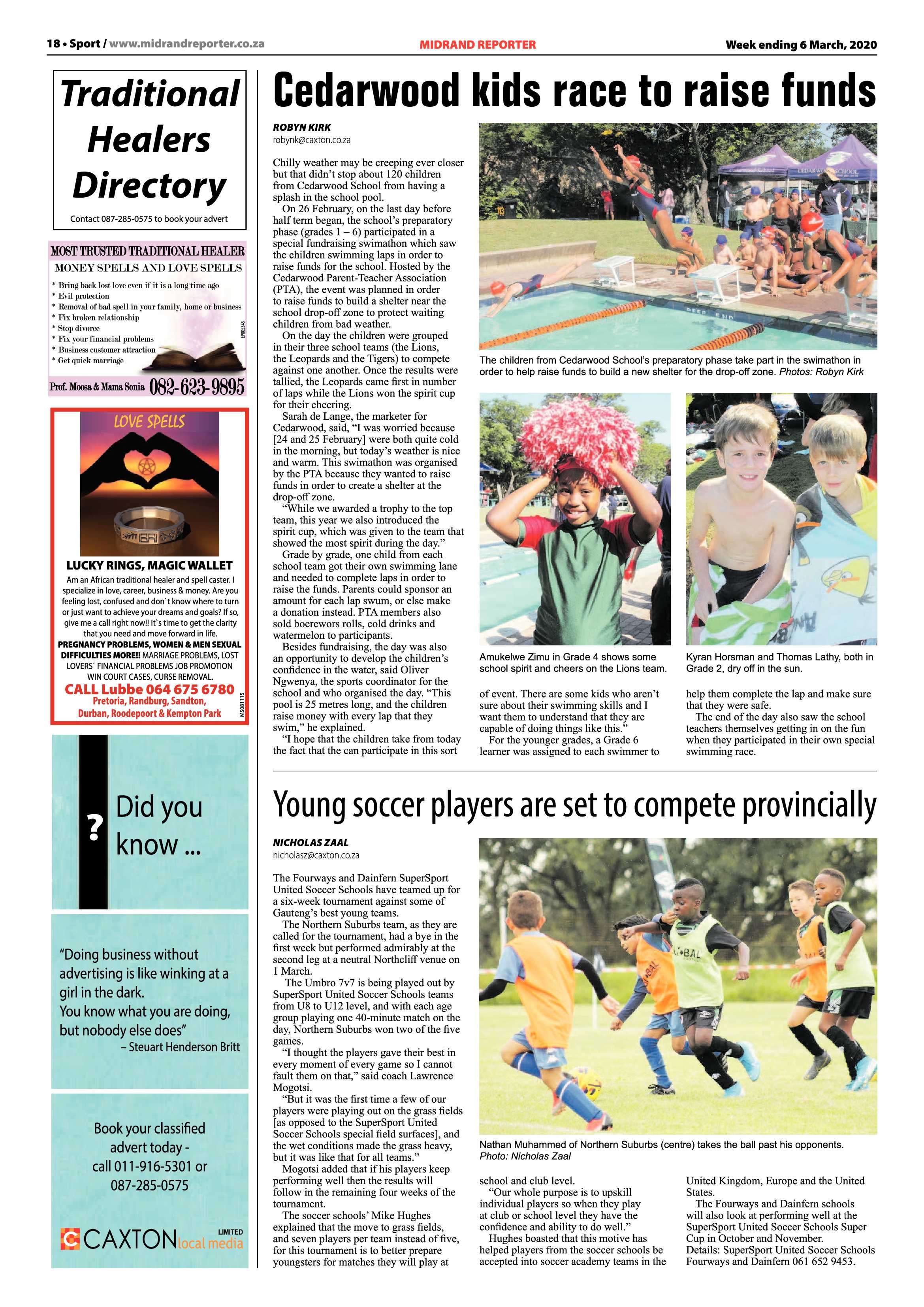 Midrand Reporter 06 March 2020 page 18