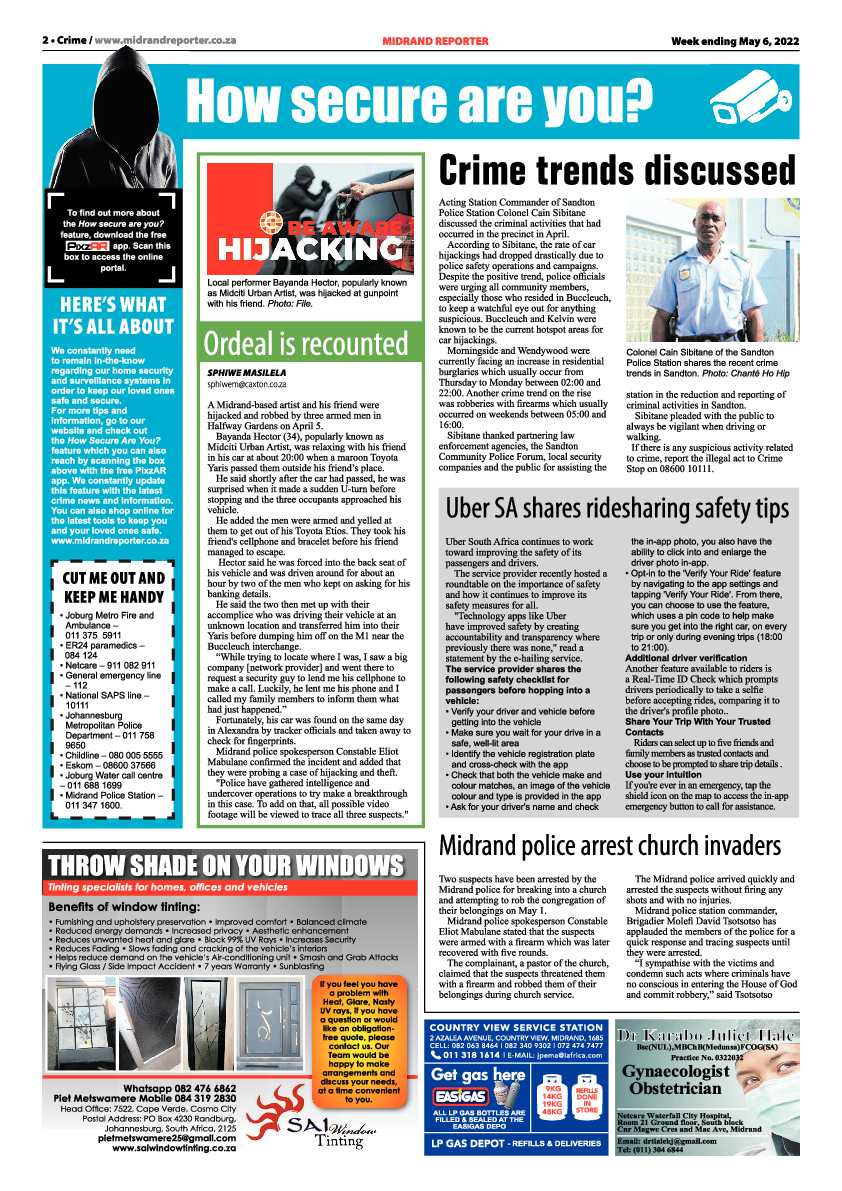 Midrand Reporter 06 May 2022 page 2
