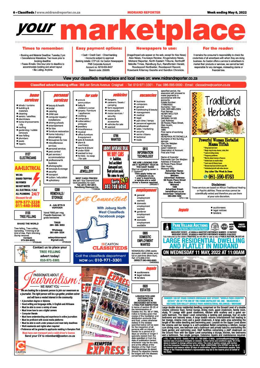 Midrand Reporter 06 May 2022 page 6