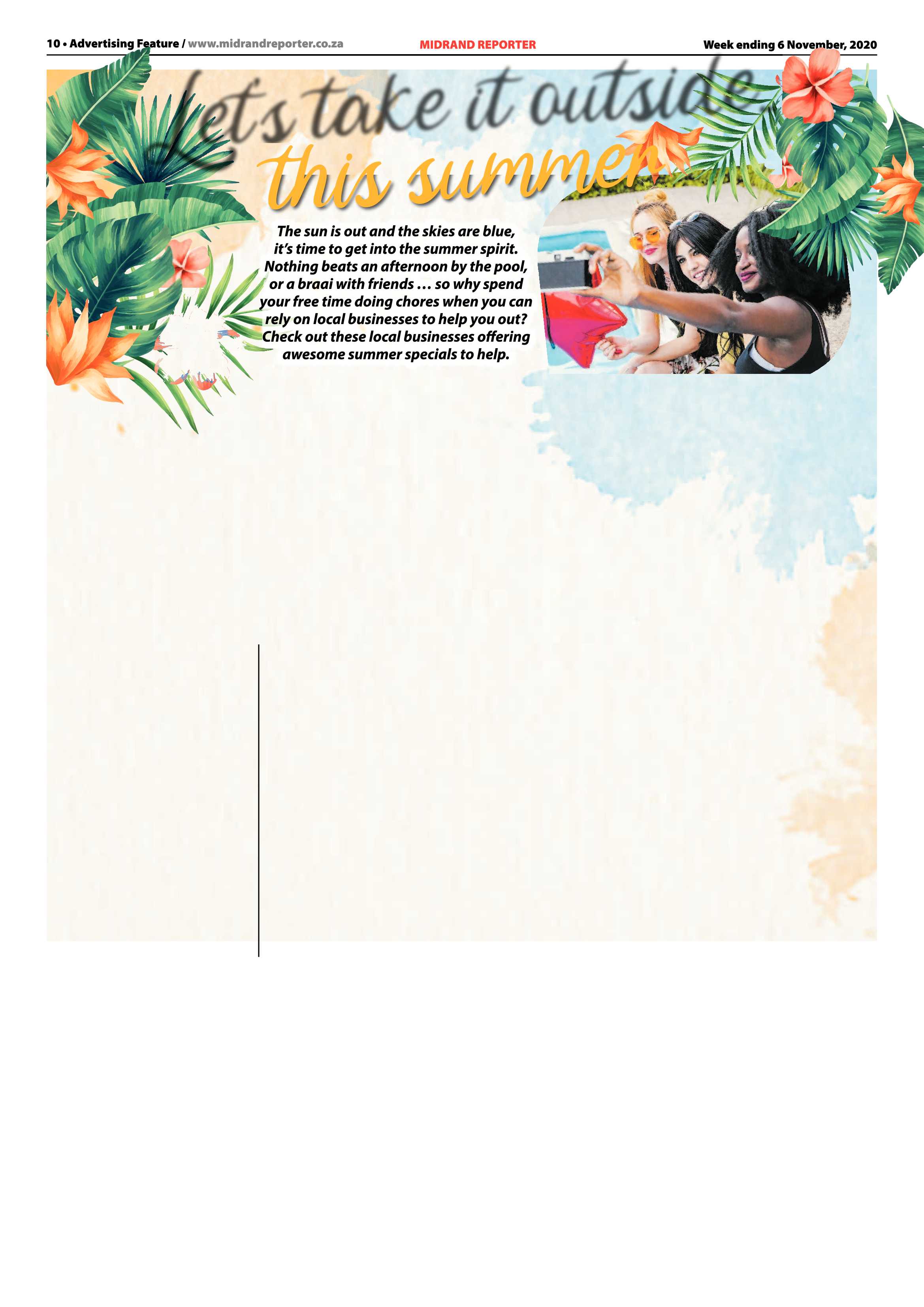 Midrand Reporter 06 November 2020 page 10
