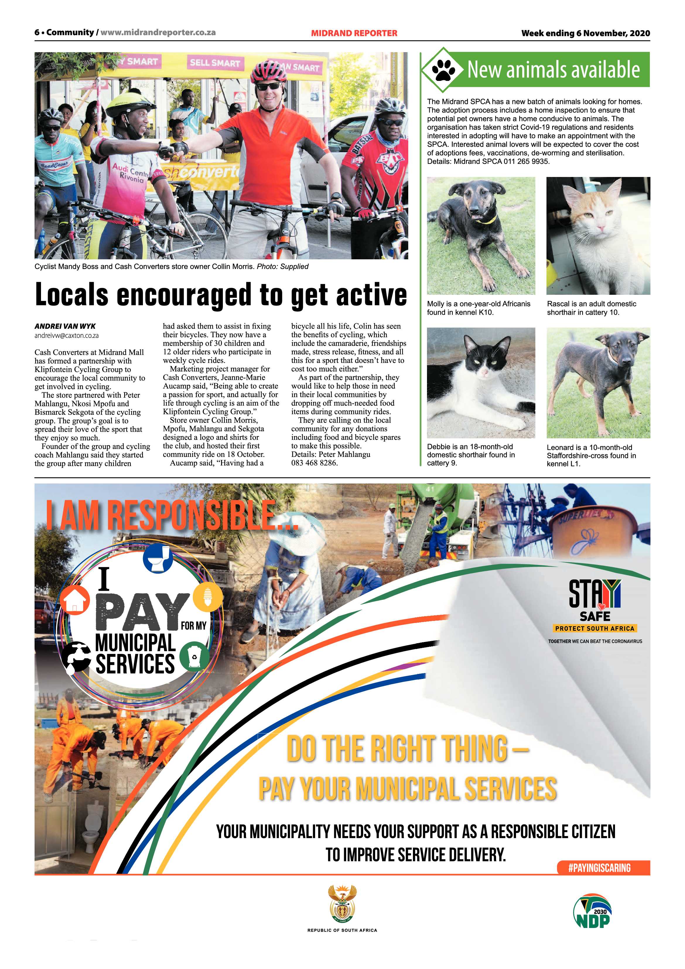 Midrand Reporter 06 November 2020 page 6