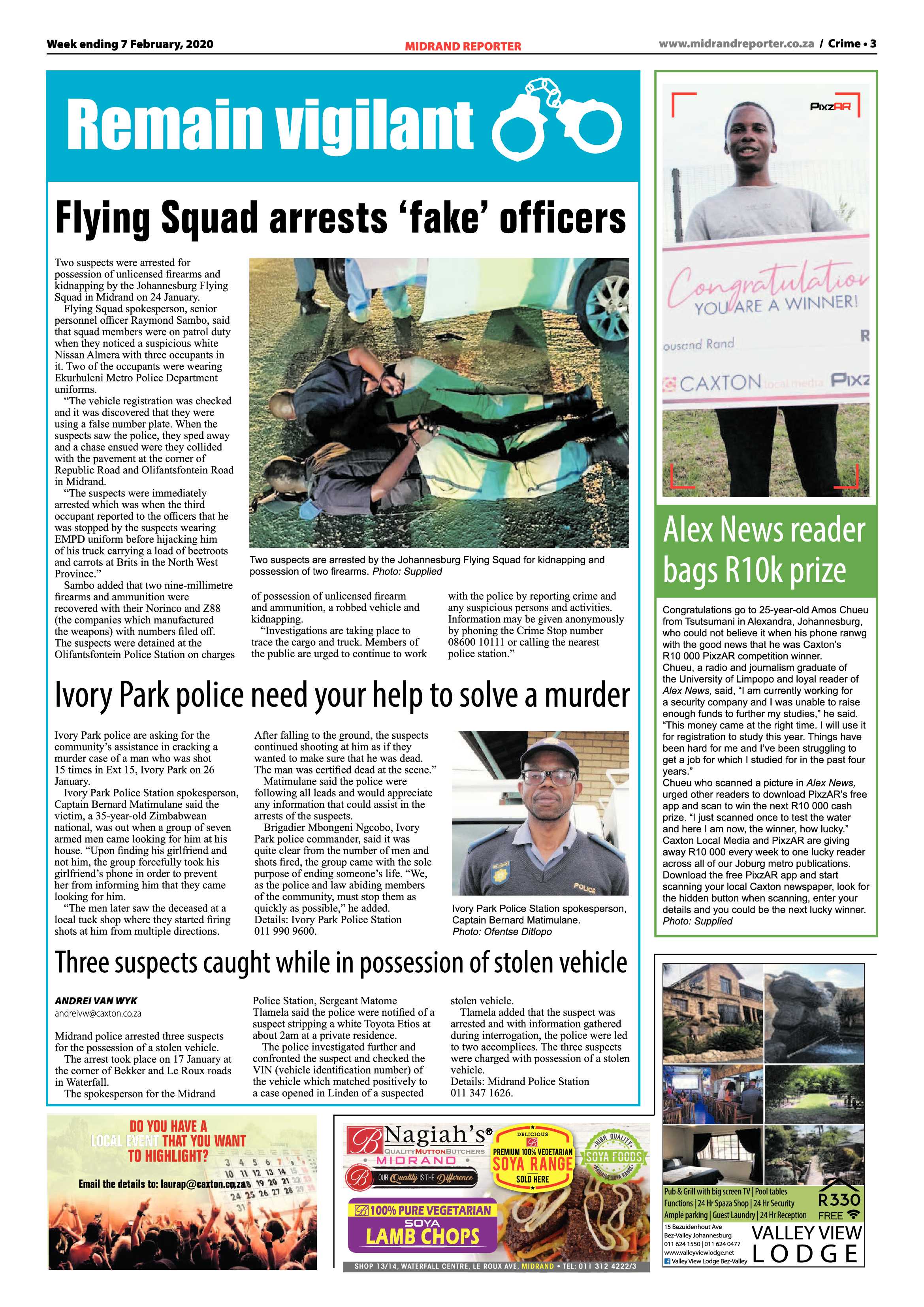 Midrand Reporter 07 February 2020 page 3
