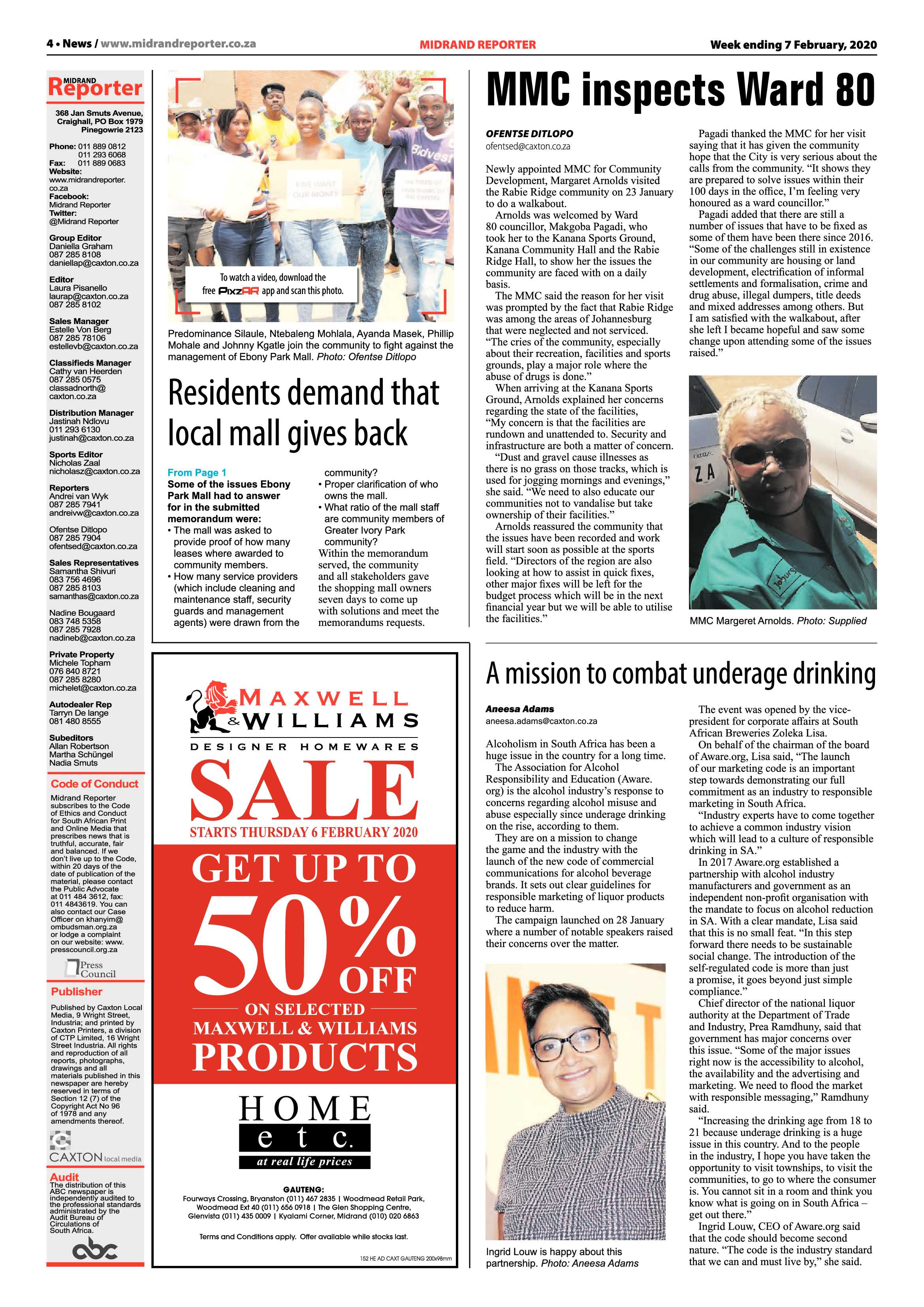 Midrand Reporter 07 February 2020 page 4