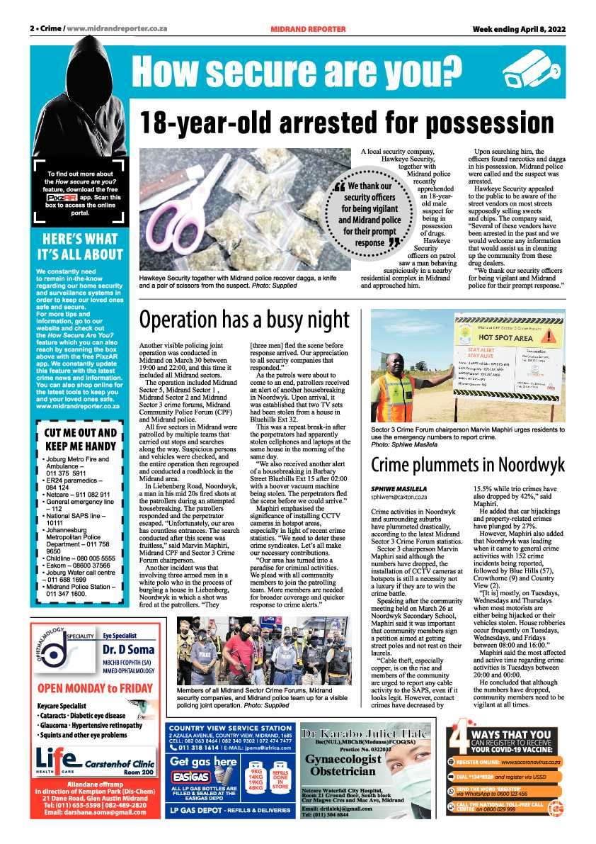 Midrand Reporter 08 April 2022 page 2