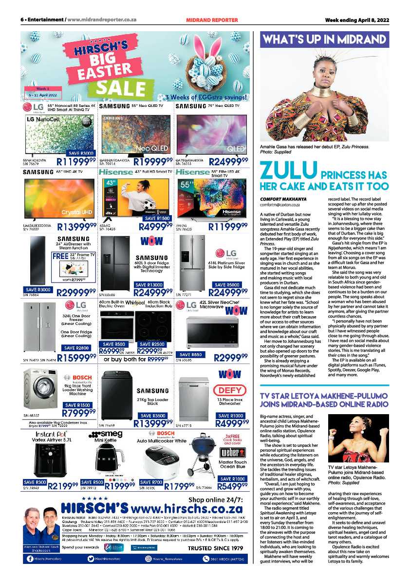 Midrand Reporter 08 April 2022 page 6