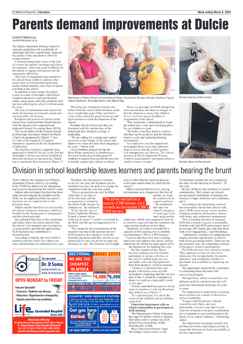Midrand Reporter 08 March 2024 page 2