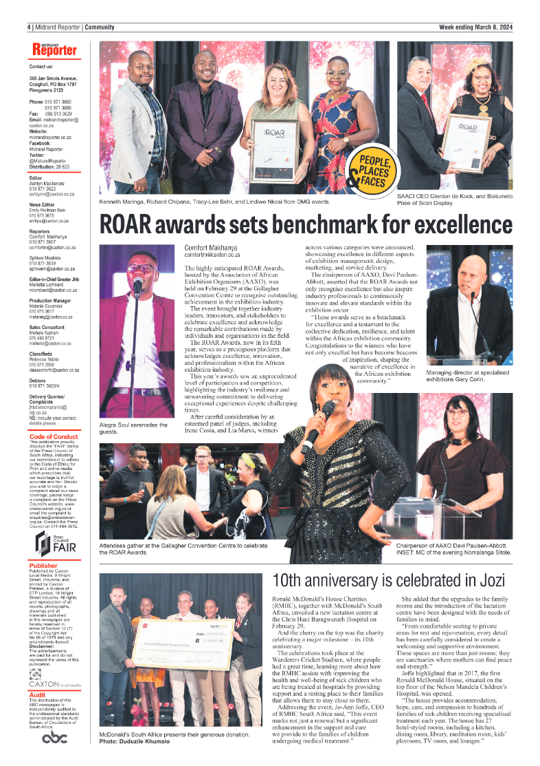 Midrand Reporter 08 March 2024 page 4