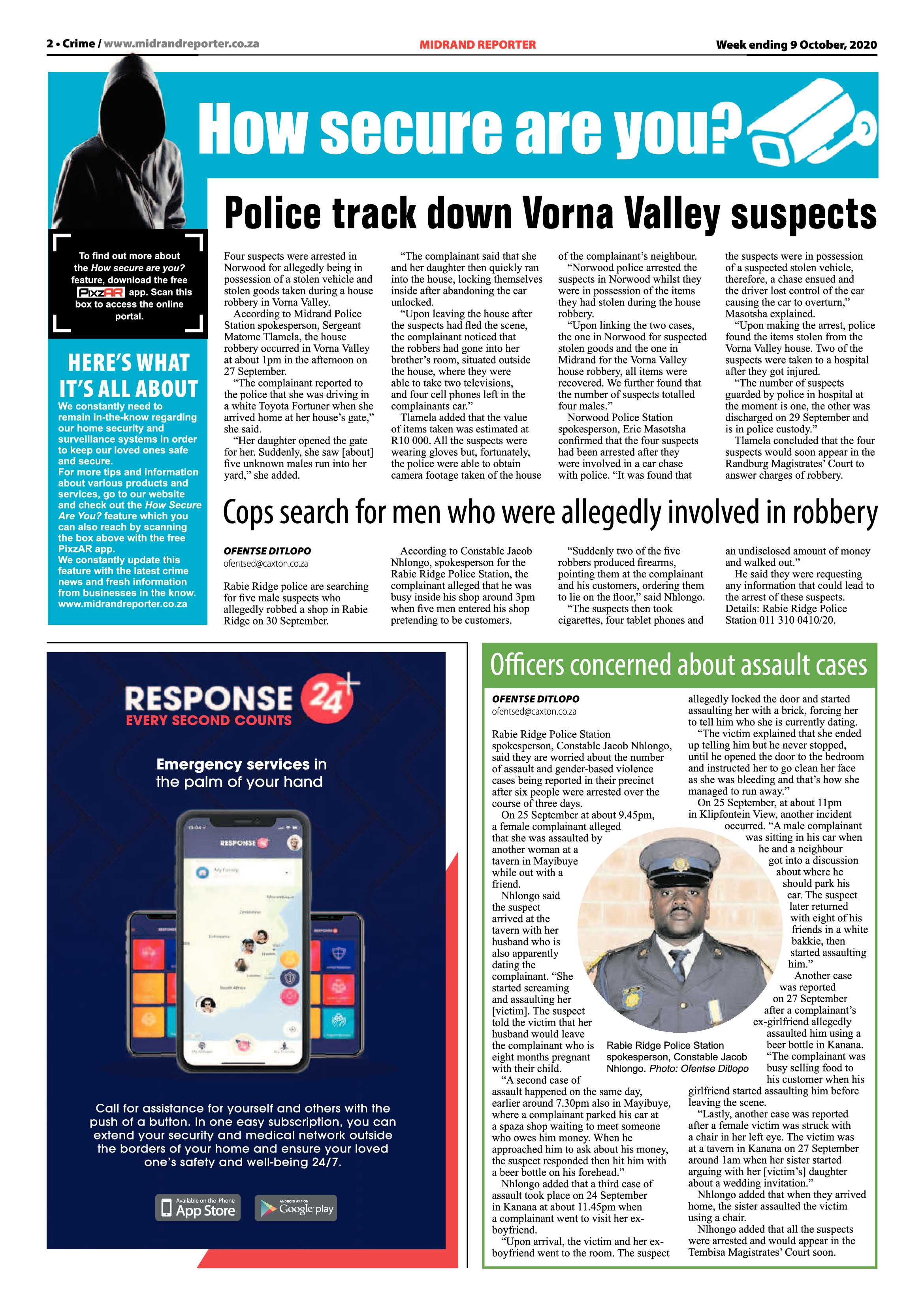 Midrand Reporter 09 October 2020 page 2