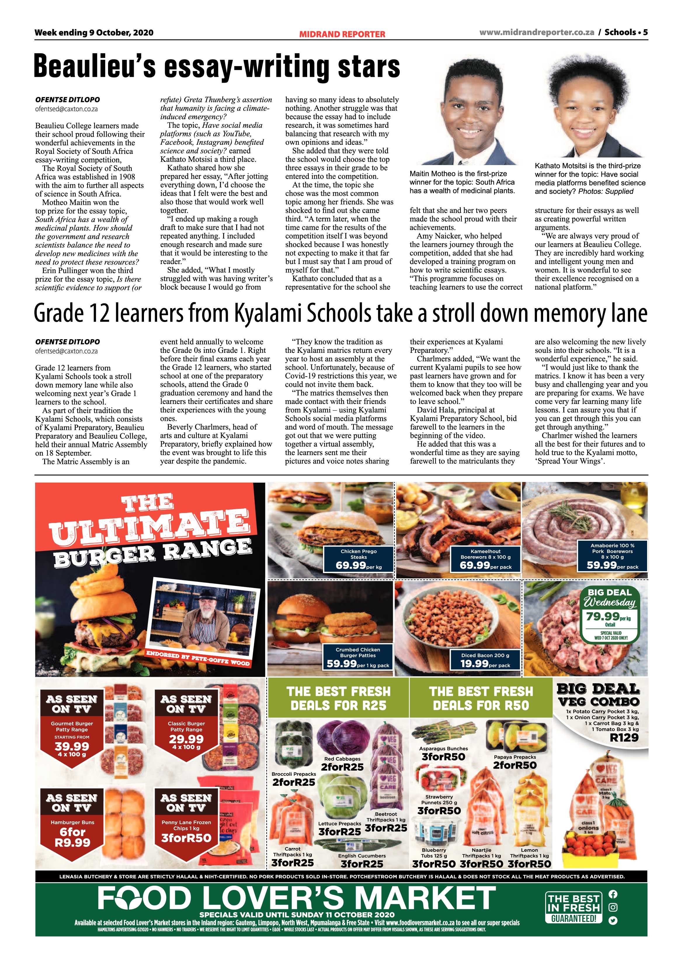 Midrand Reporter 09 October 2020 page 5