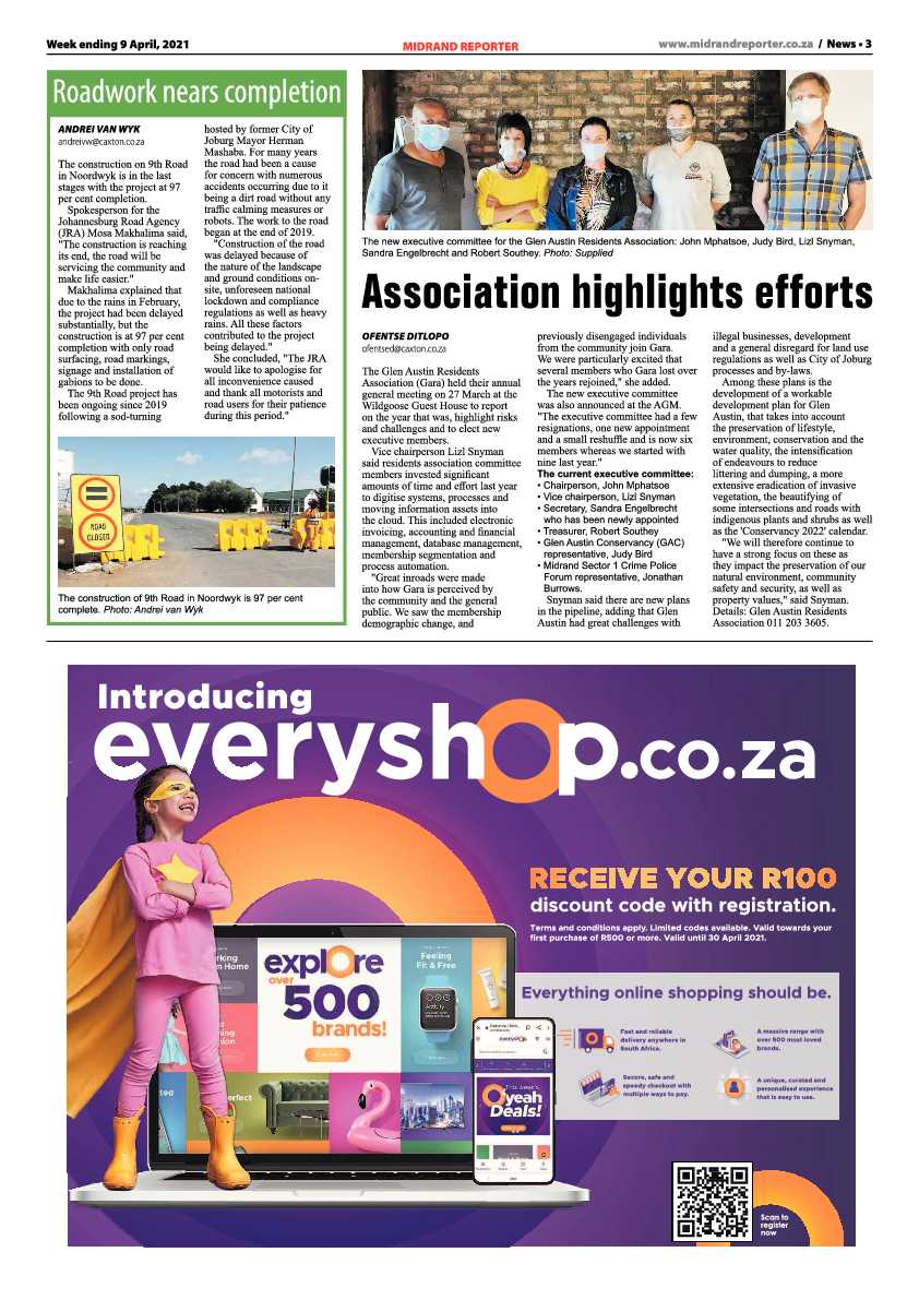 Midrand Reporter 09 April 2021 page 3
