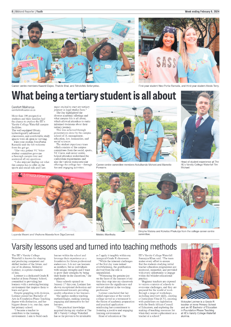 Midrand Reporter 09 February 2024 page 8