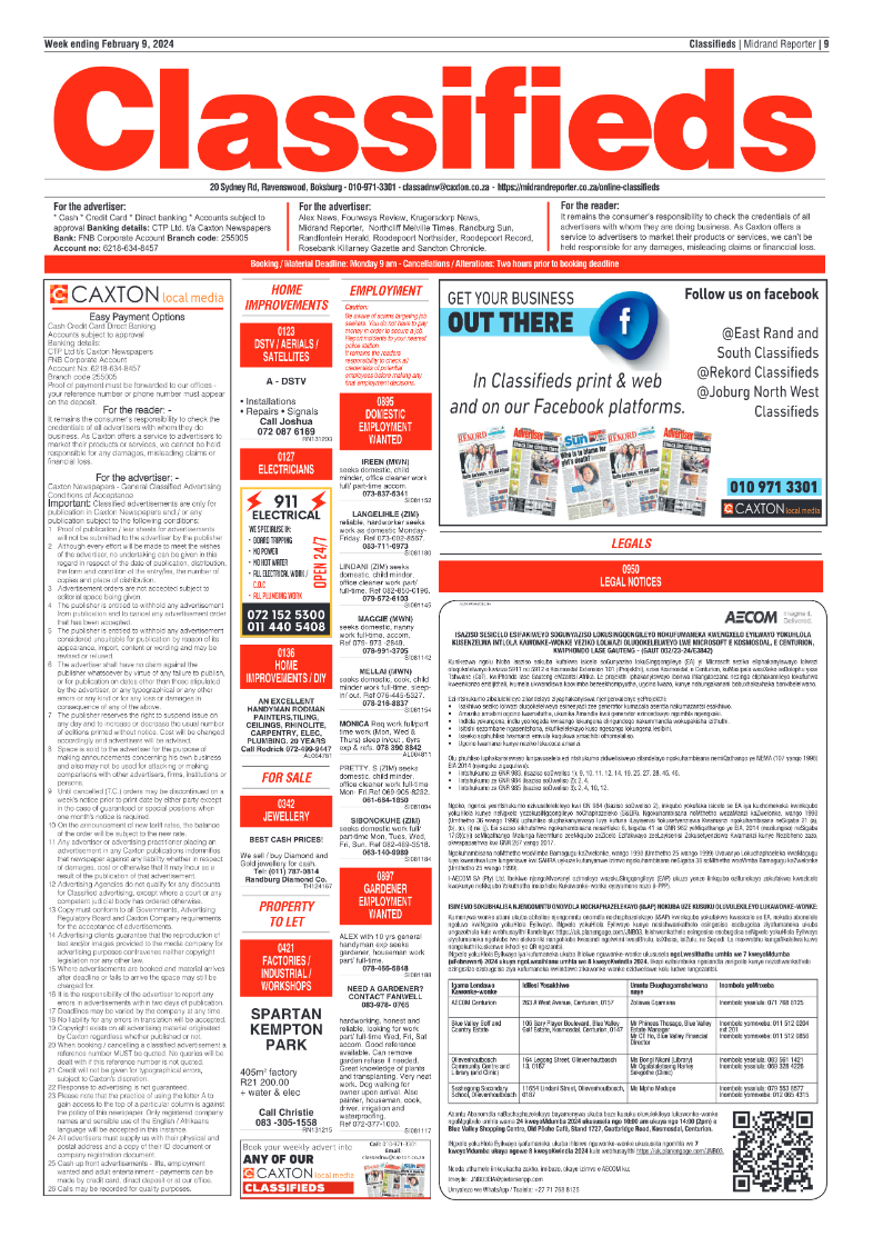 Midrand Reporter 09 February 2024 page 9