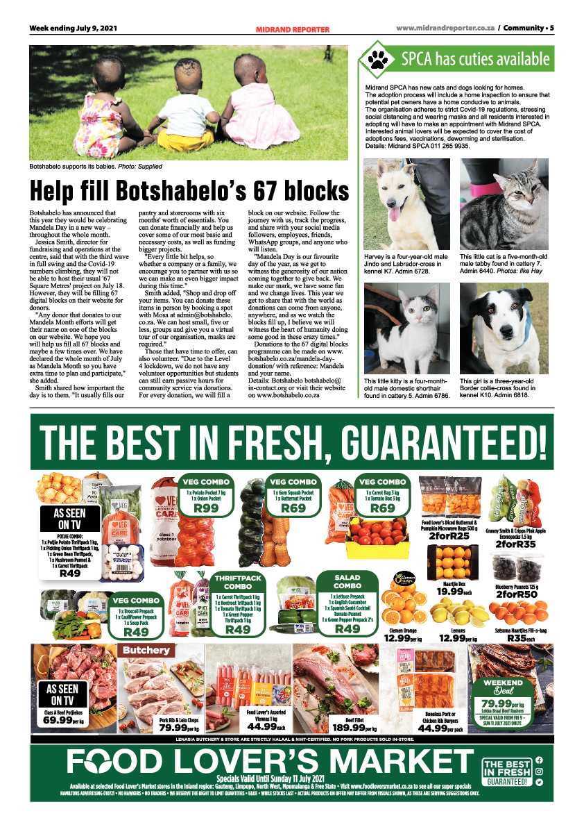 Midrand Reporter 09 July 2021 page 5