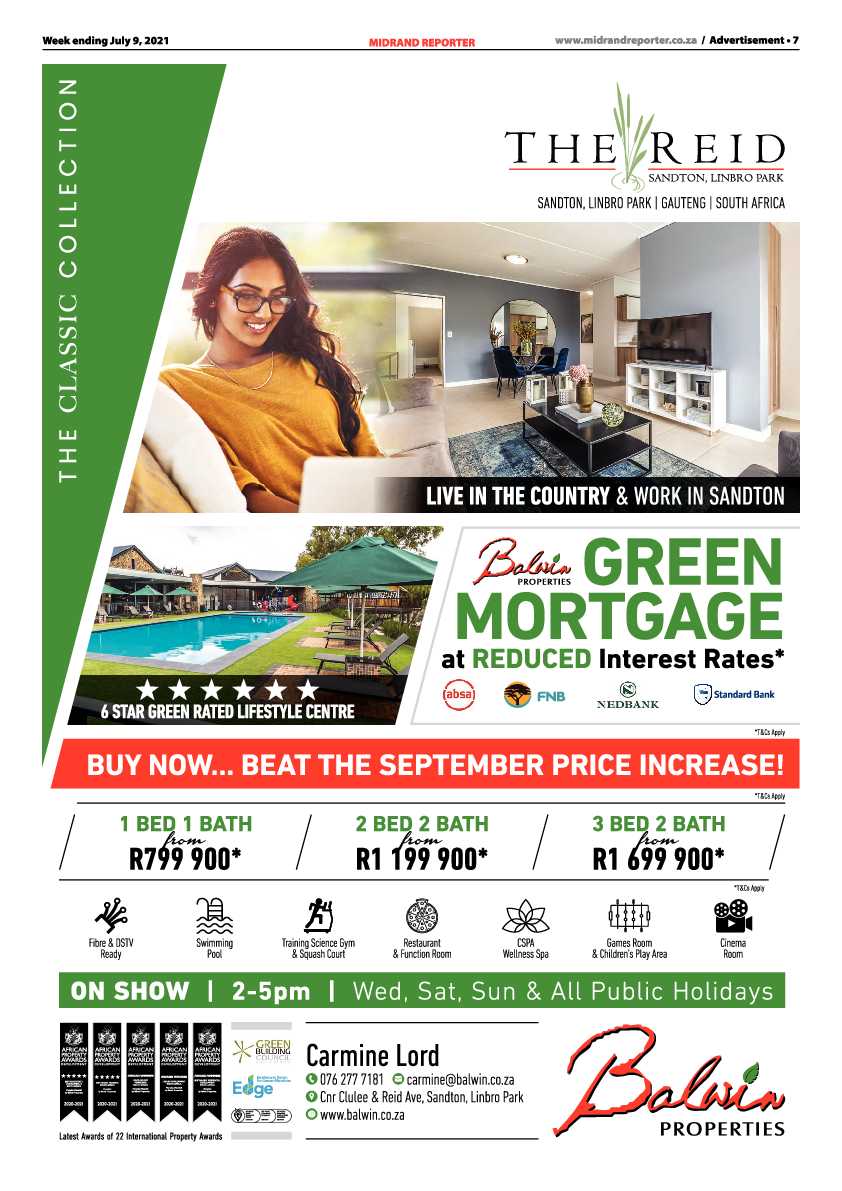 Midrand Reporter 09 July 2021 page 7