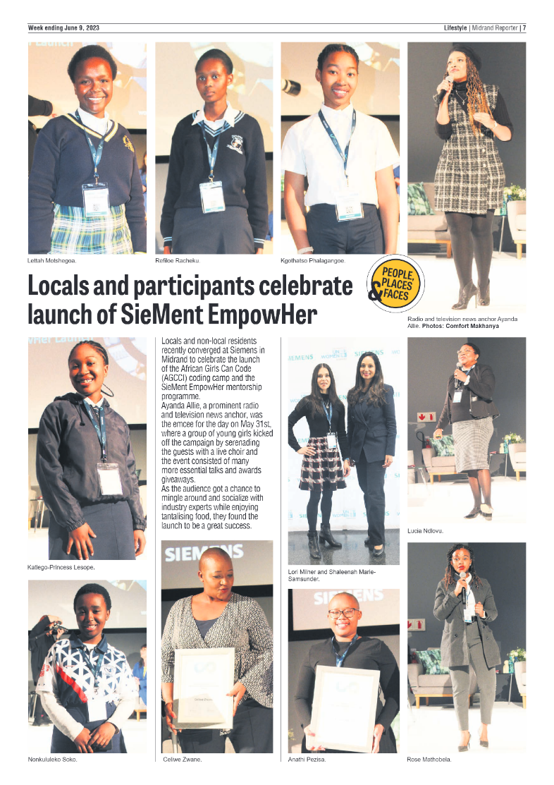 Midrand Reporter 09 June 2023 page 7