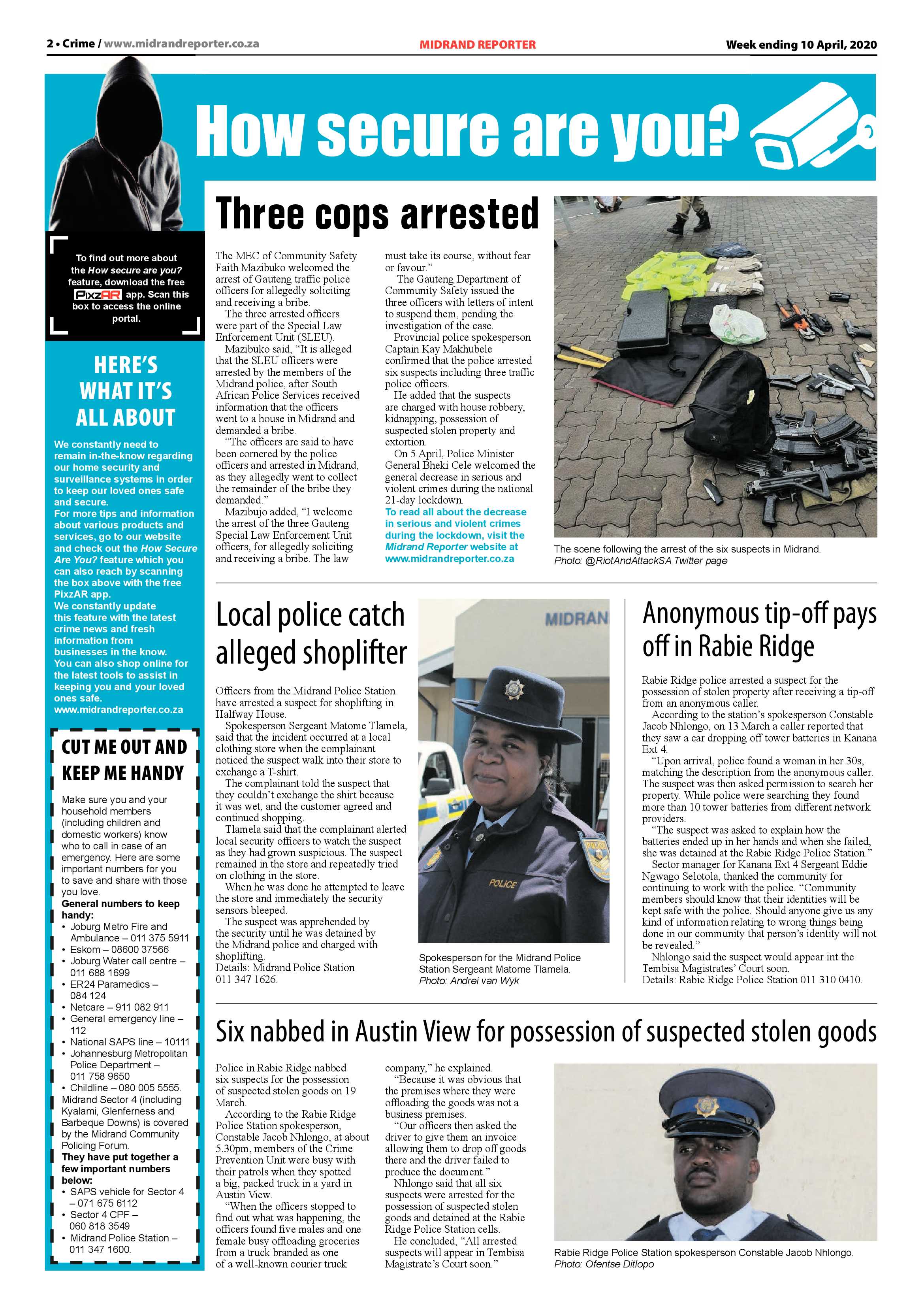 Midrand Reporter 10 April 2020 page 2