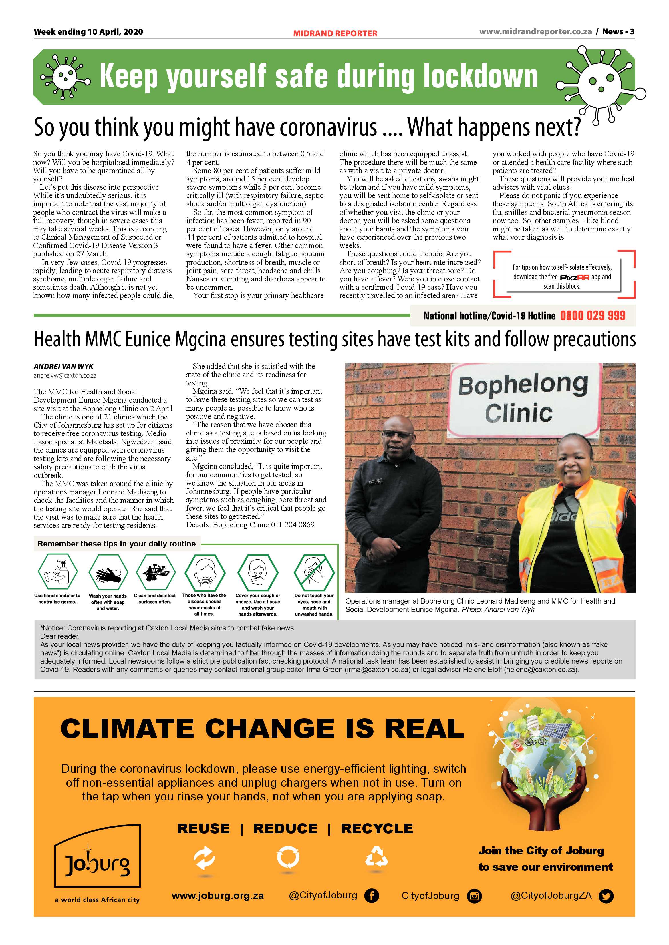 Midrand Reporter 10 April 2020 page 3