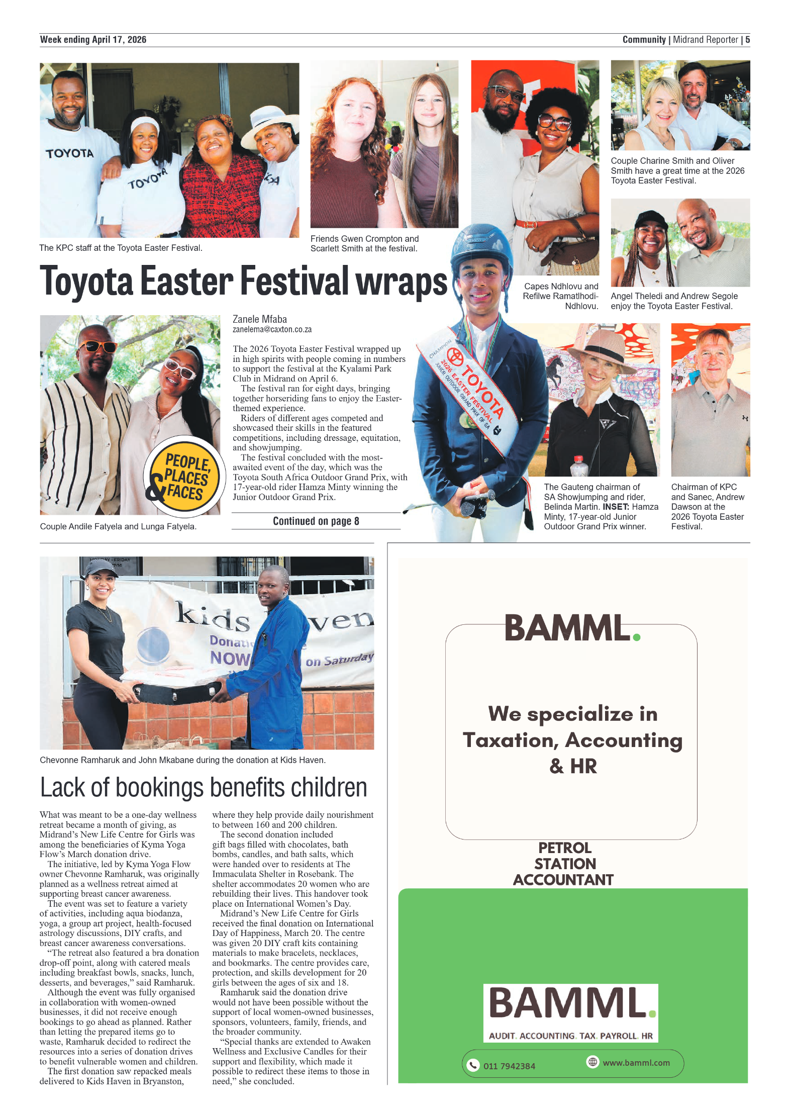 Midrand Reporter 17 April 2026 page 5