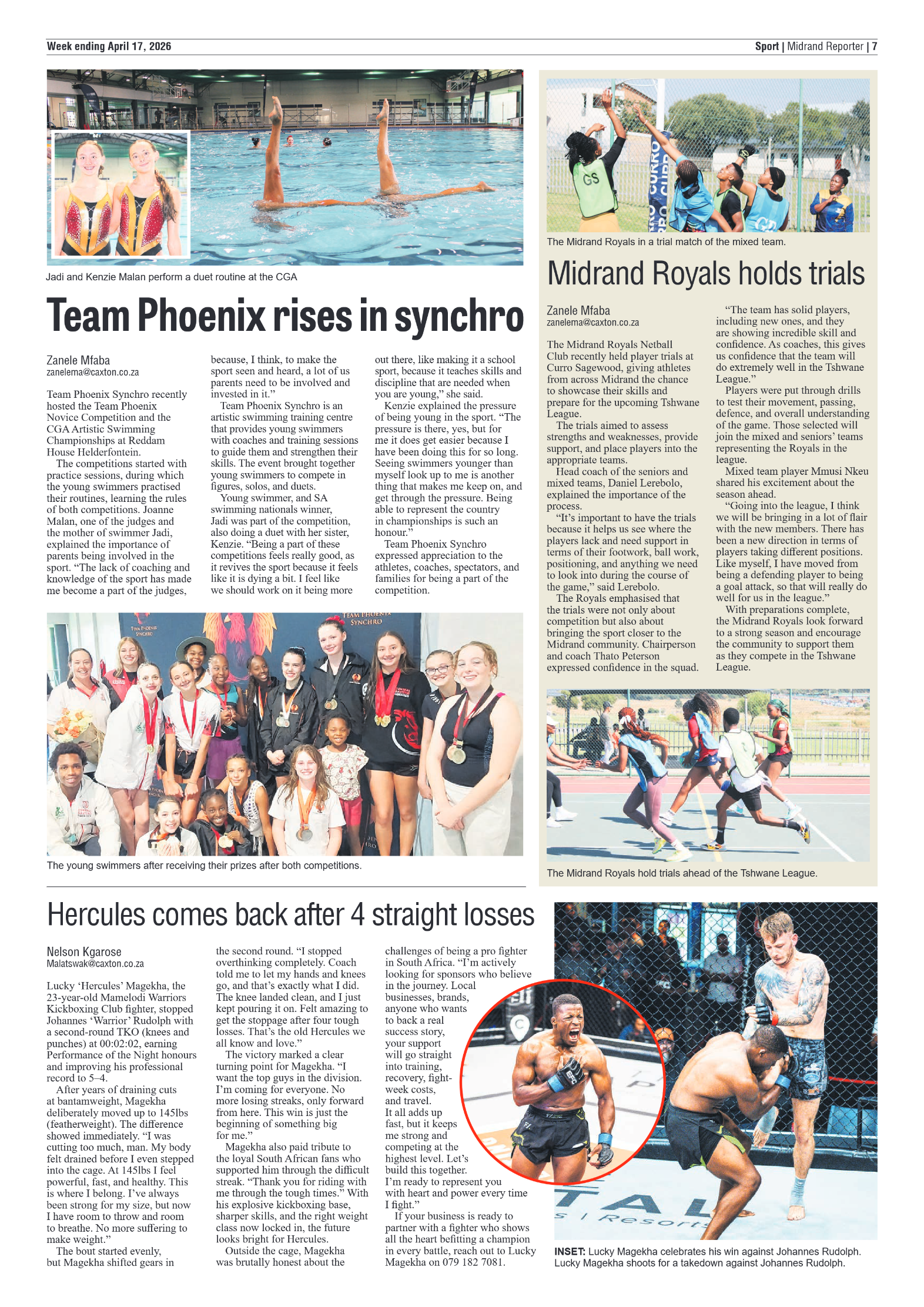 Midrand Reporter 17 April 2026 page 7
