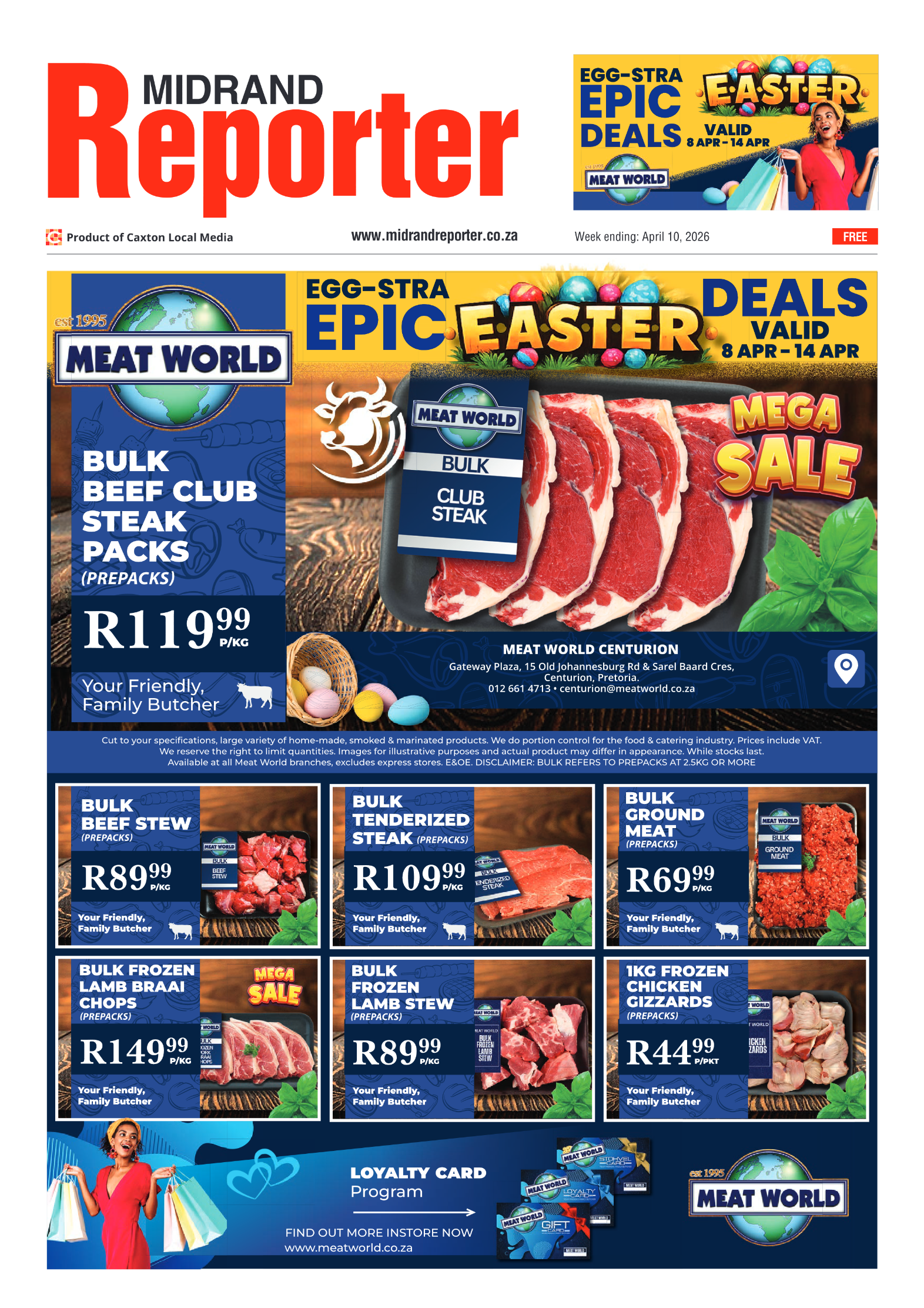 Midrand Reporter 10 April 2026 page 1