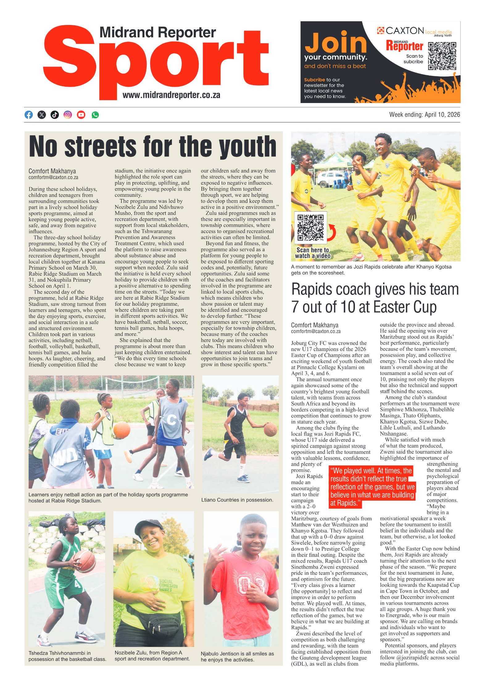 Midrand Reporter 10 April 2026 page 12