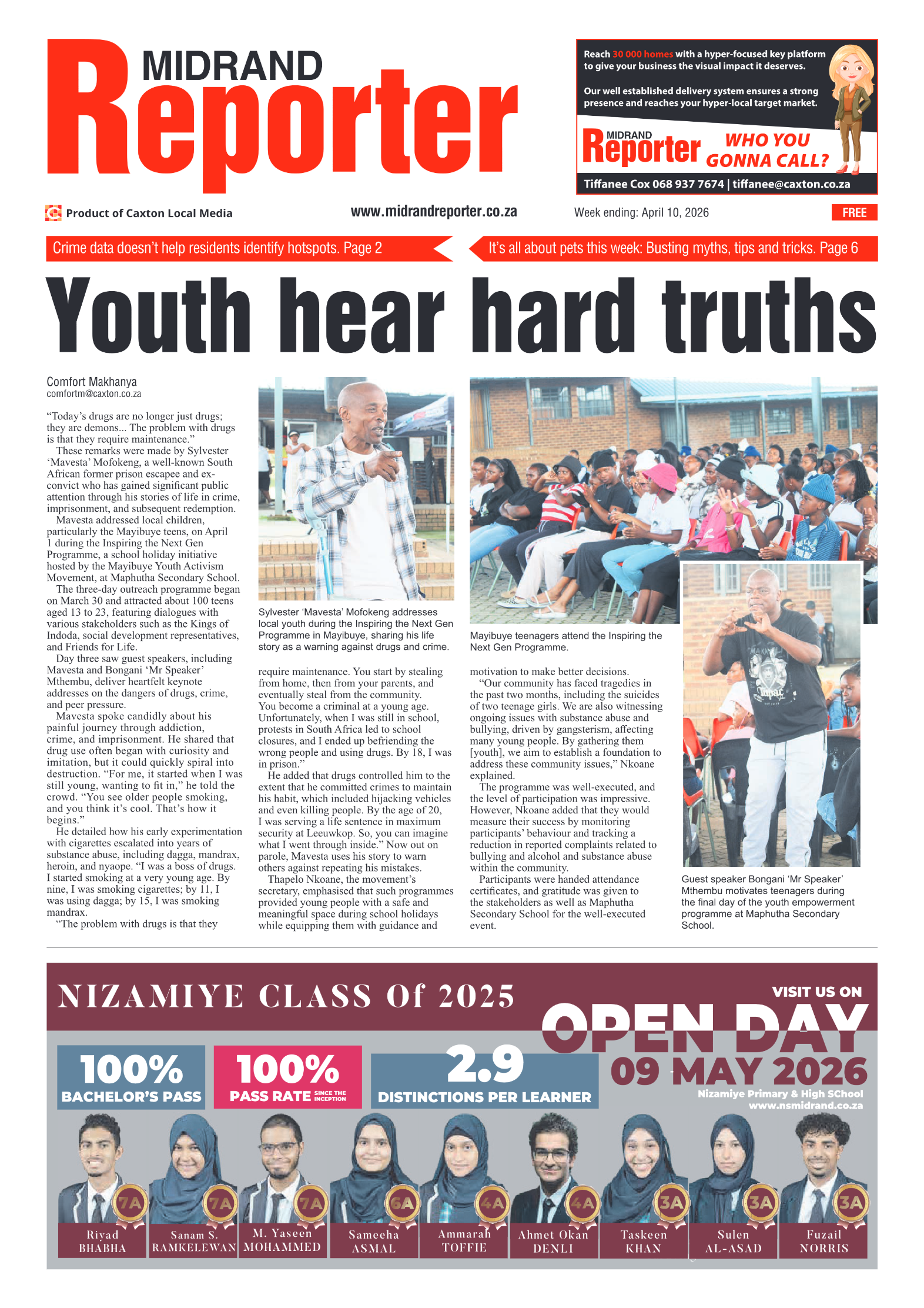 Midrand Reporter 10 April 2026 page 3