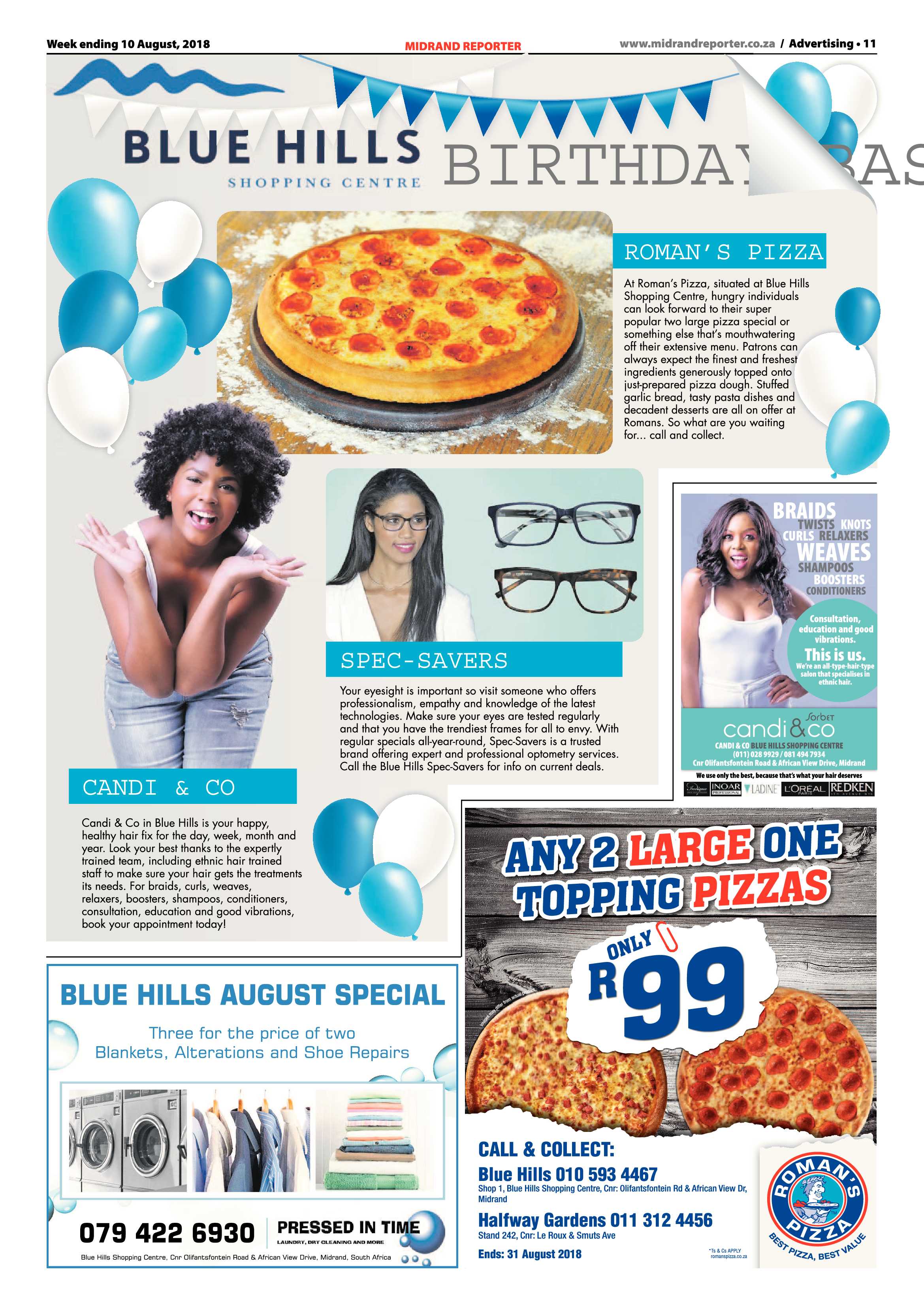 Midrand Reporter 10 August 2018 page 11