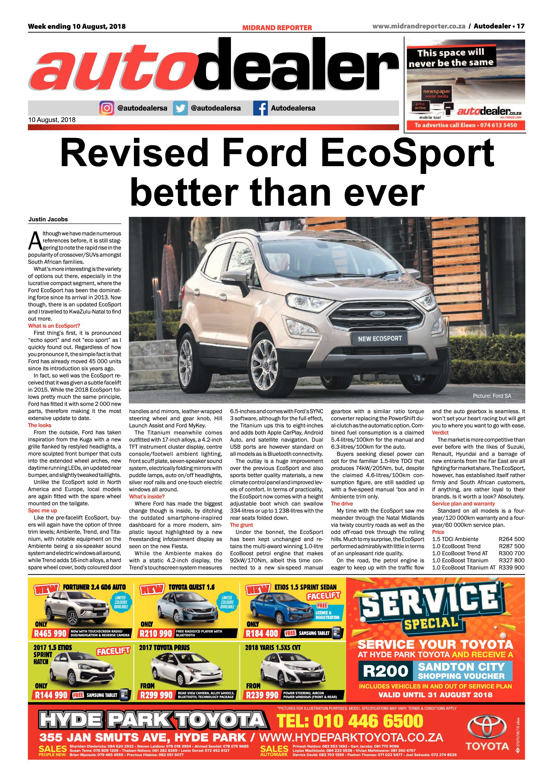 Midrand Reporter 10 August 2018 page 17