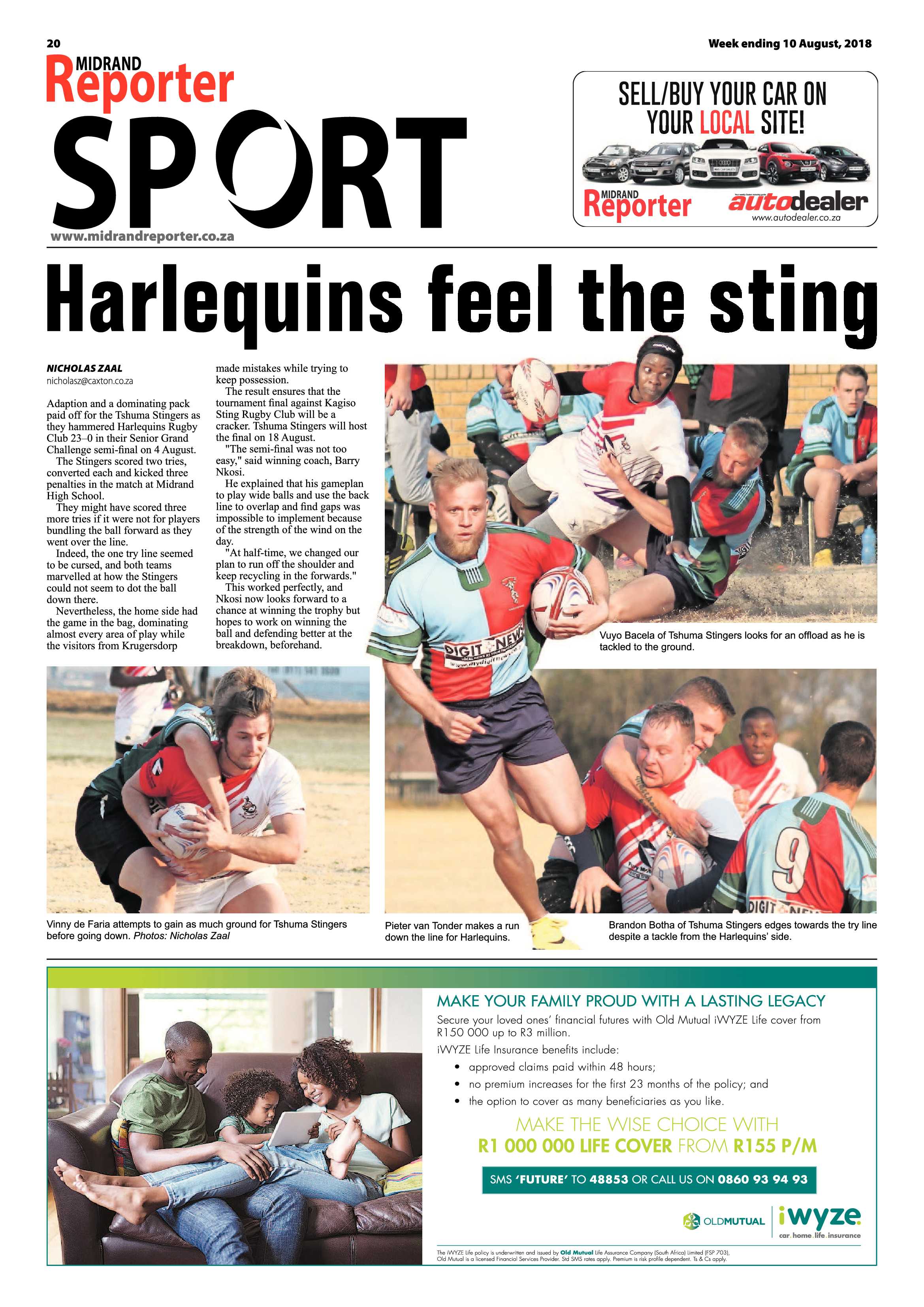 Midrand Reporter 10 August 2018 page 20