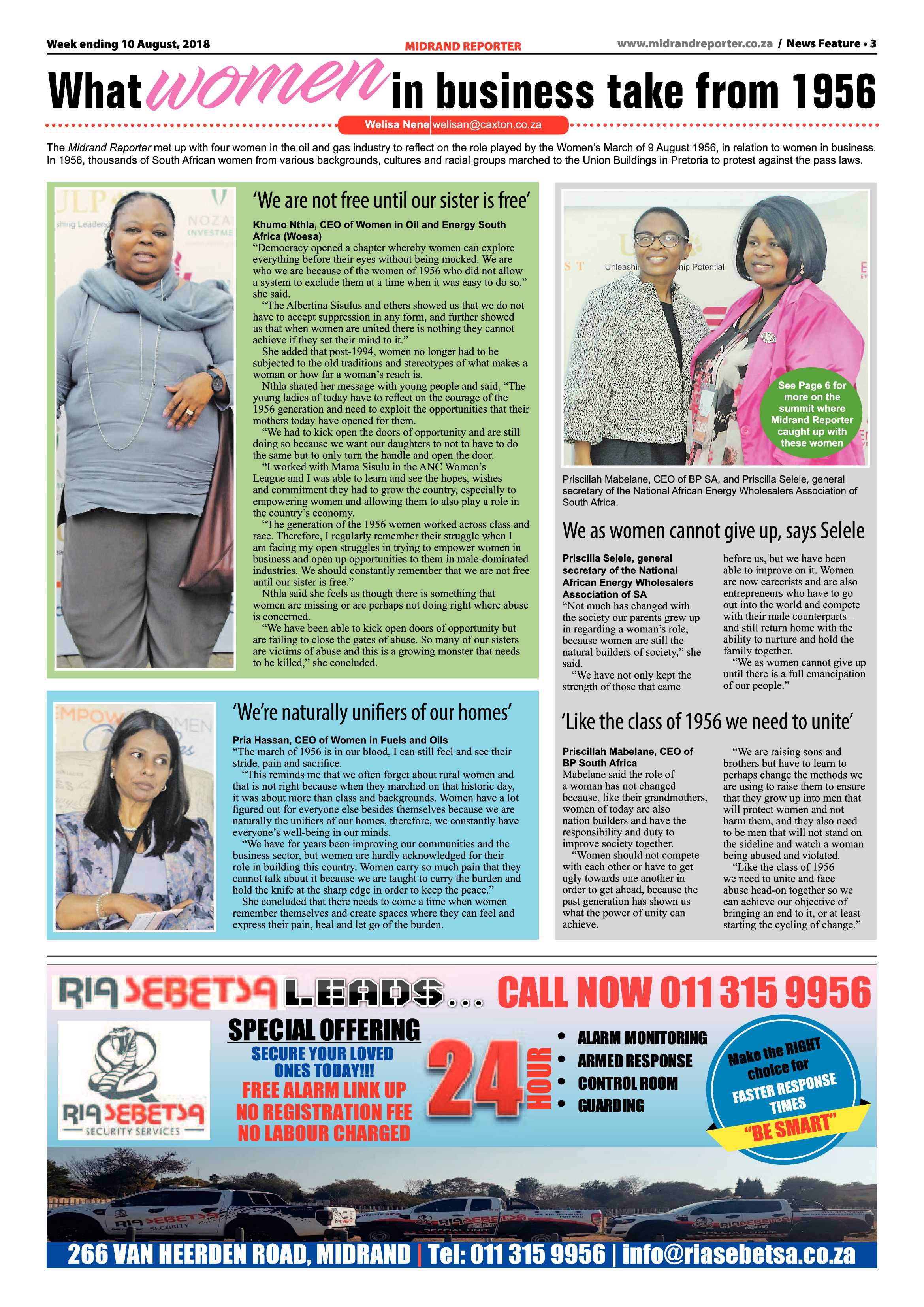 Midrand Reporter 10 August 2018 page 3