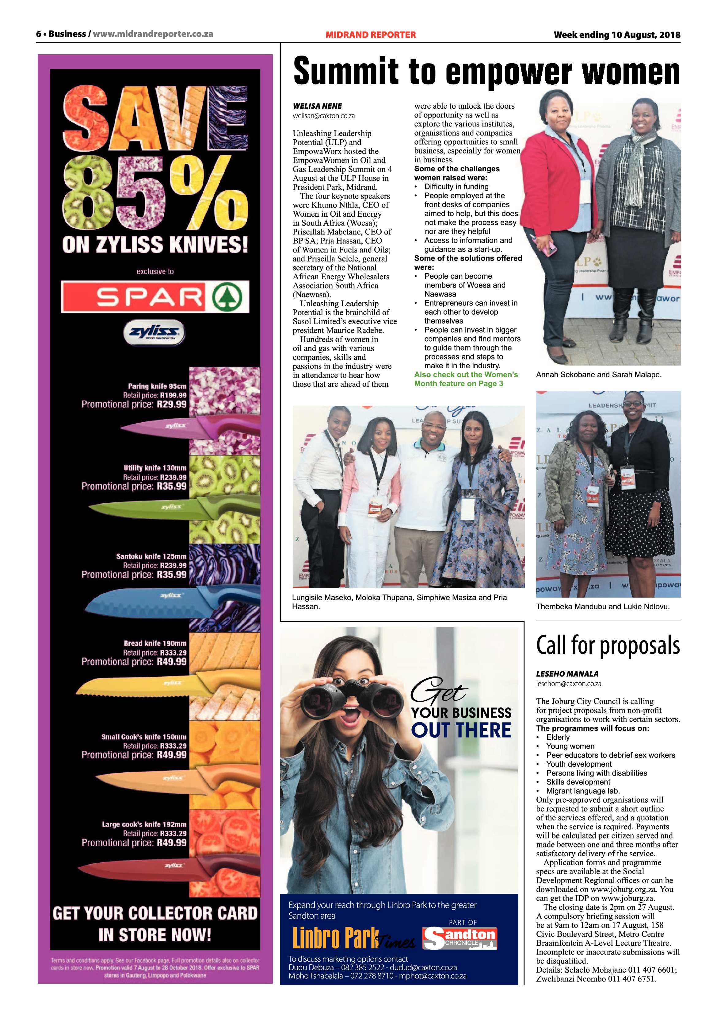 Midrand Reporter 10 August 2018 page 6