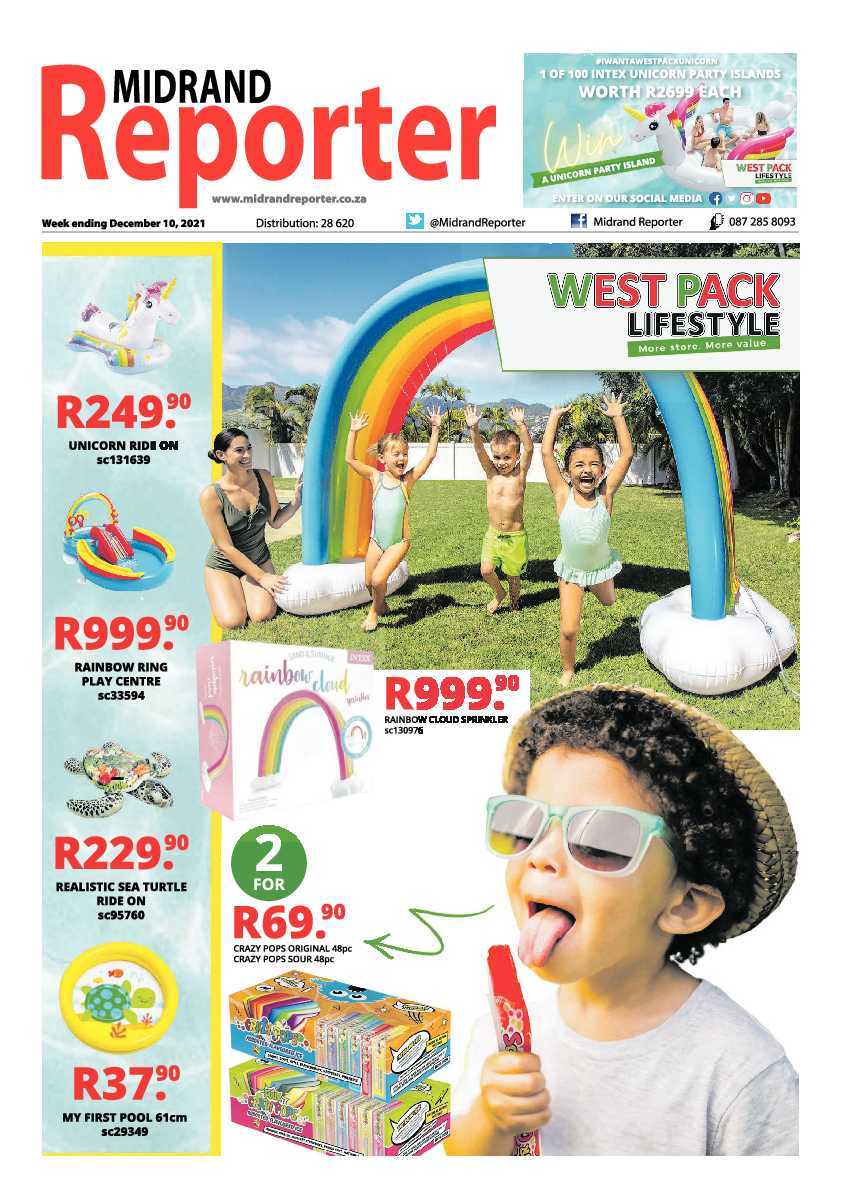 Midrand Reporter 10 December 2021 page 1