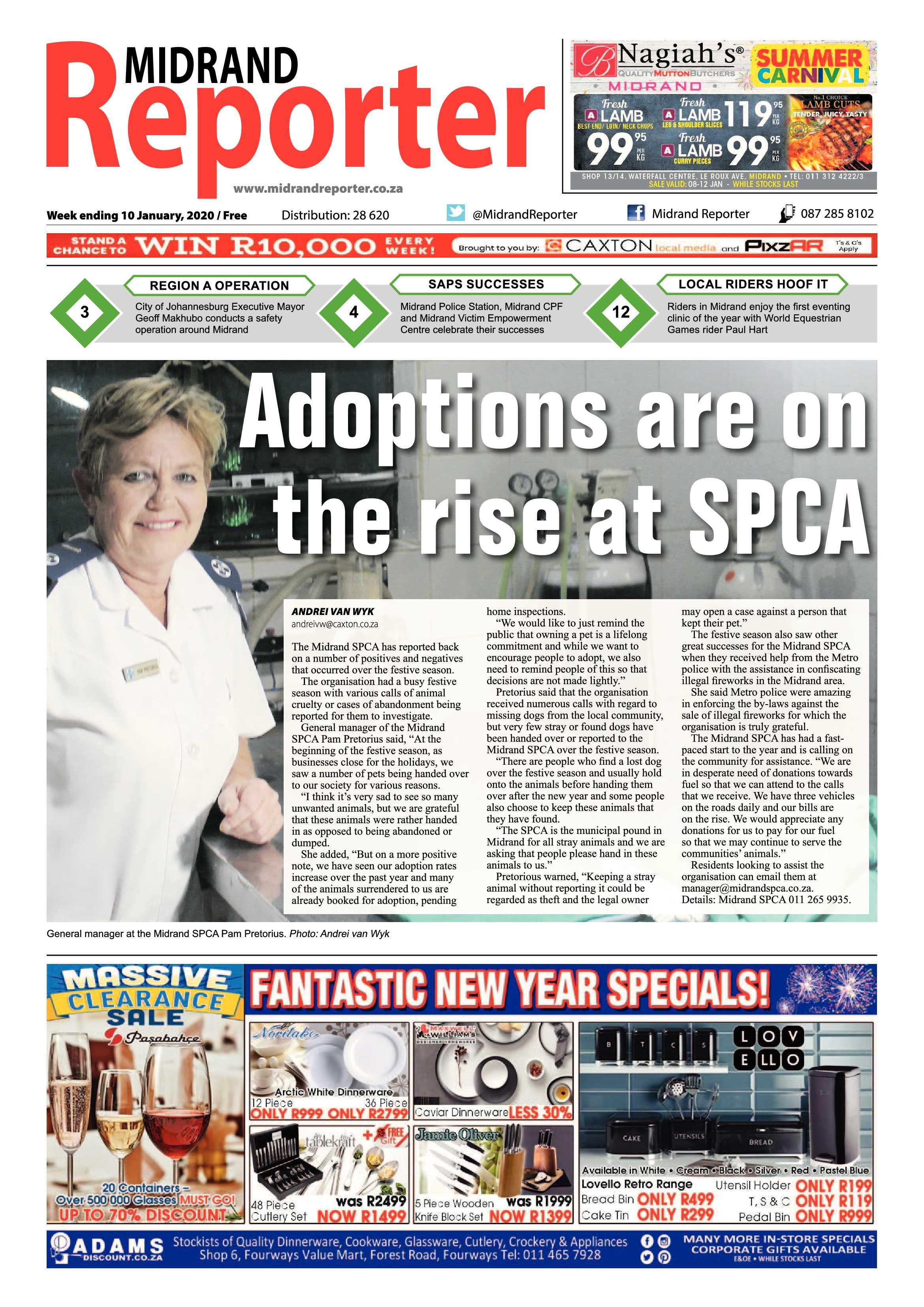Midrand Reporter 10 January 2020 page 1