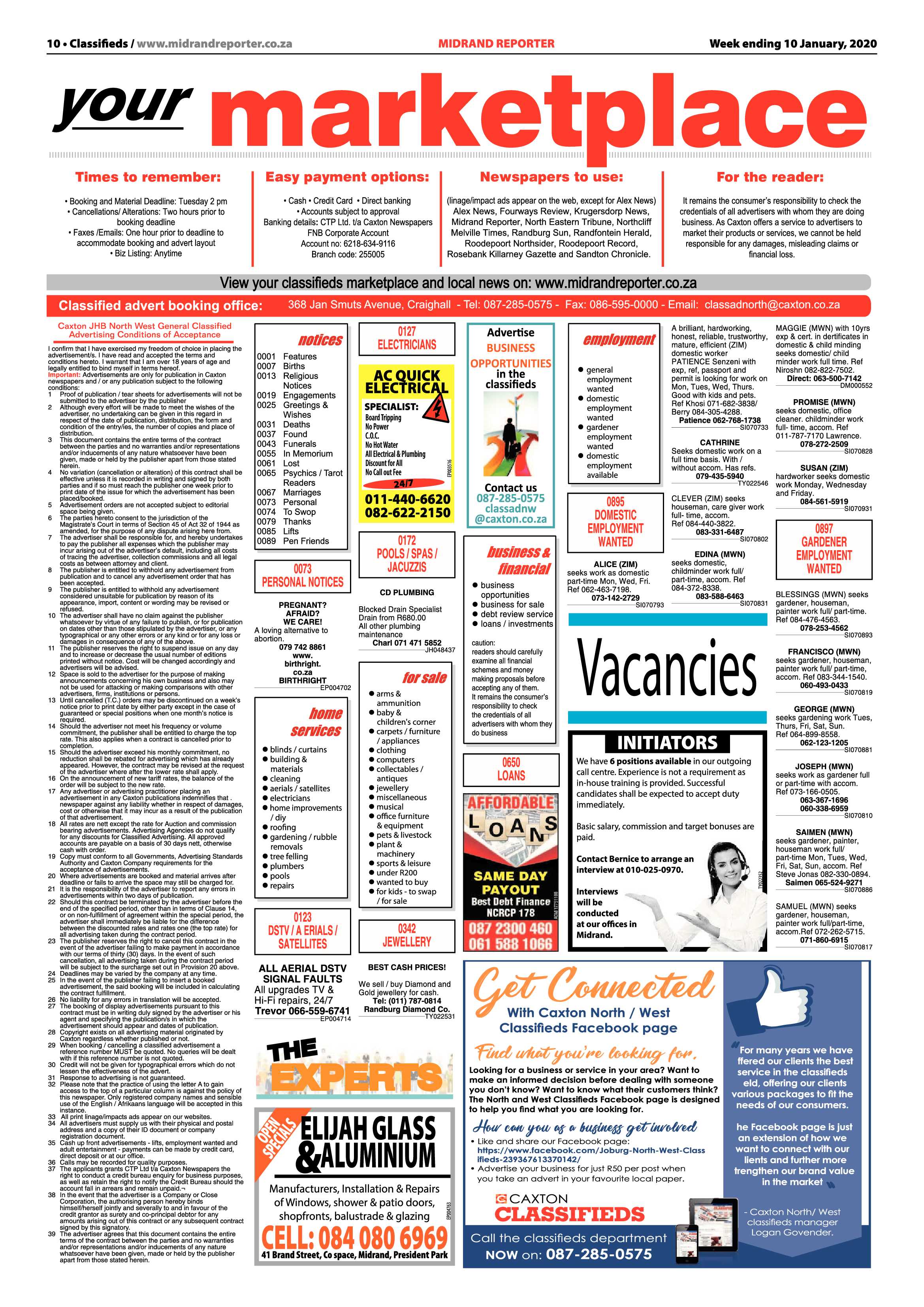 Midrand Reporter 10 January 2020 page 10