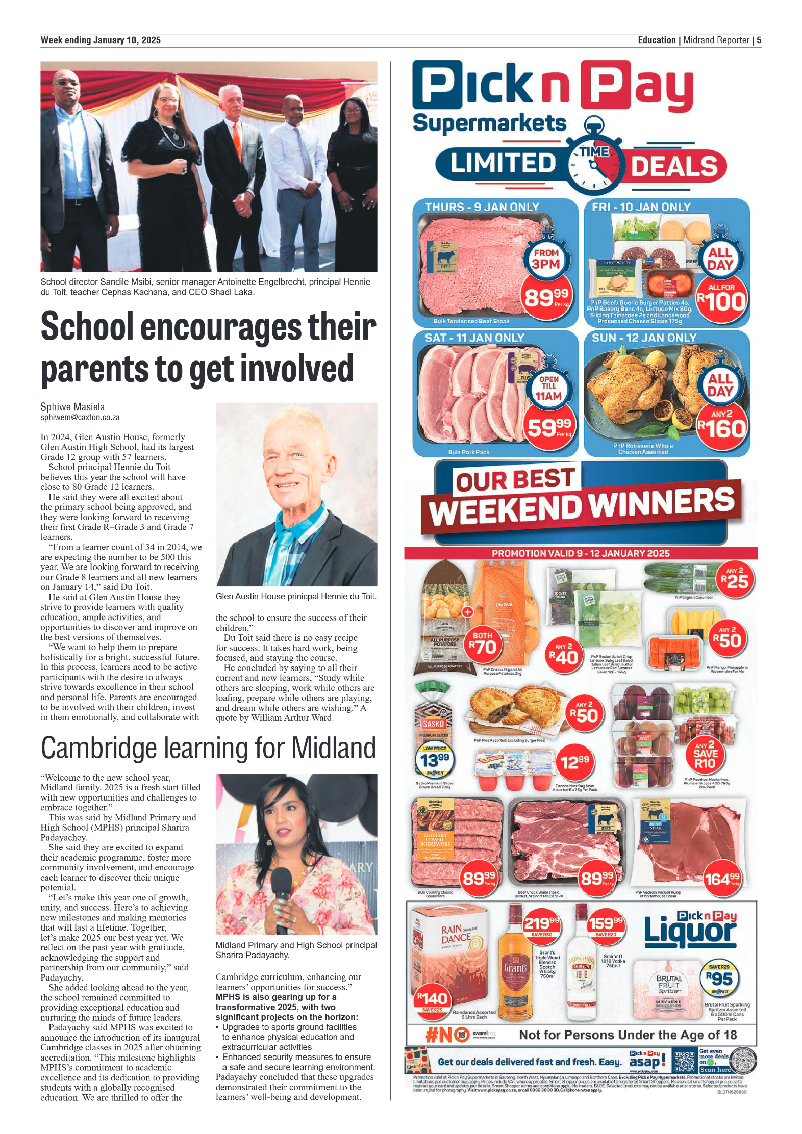 Midrand Reporter 10 January 2025 page 5