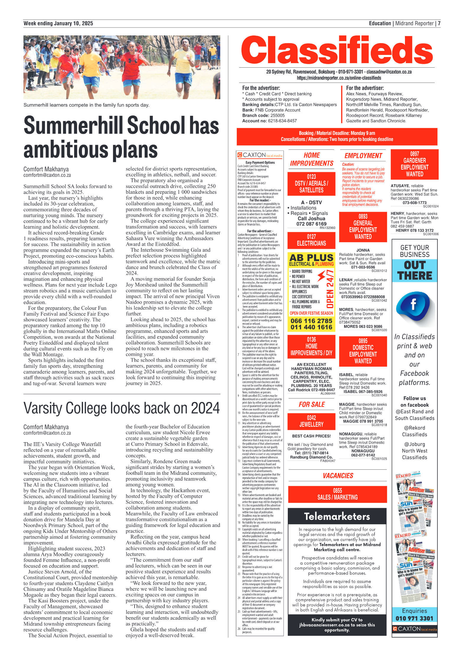 Midrand Reporter 10 January 2025 page 7