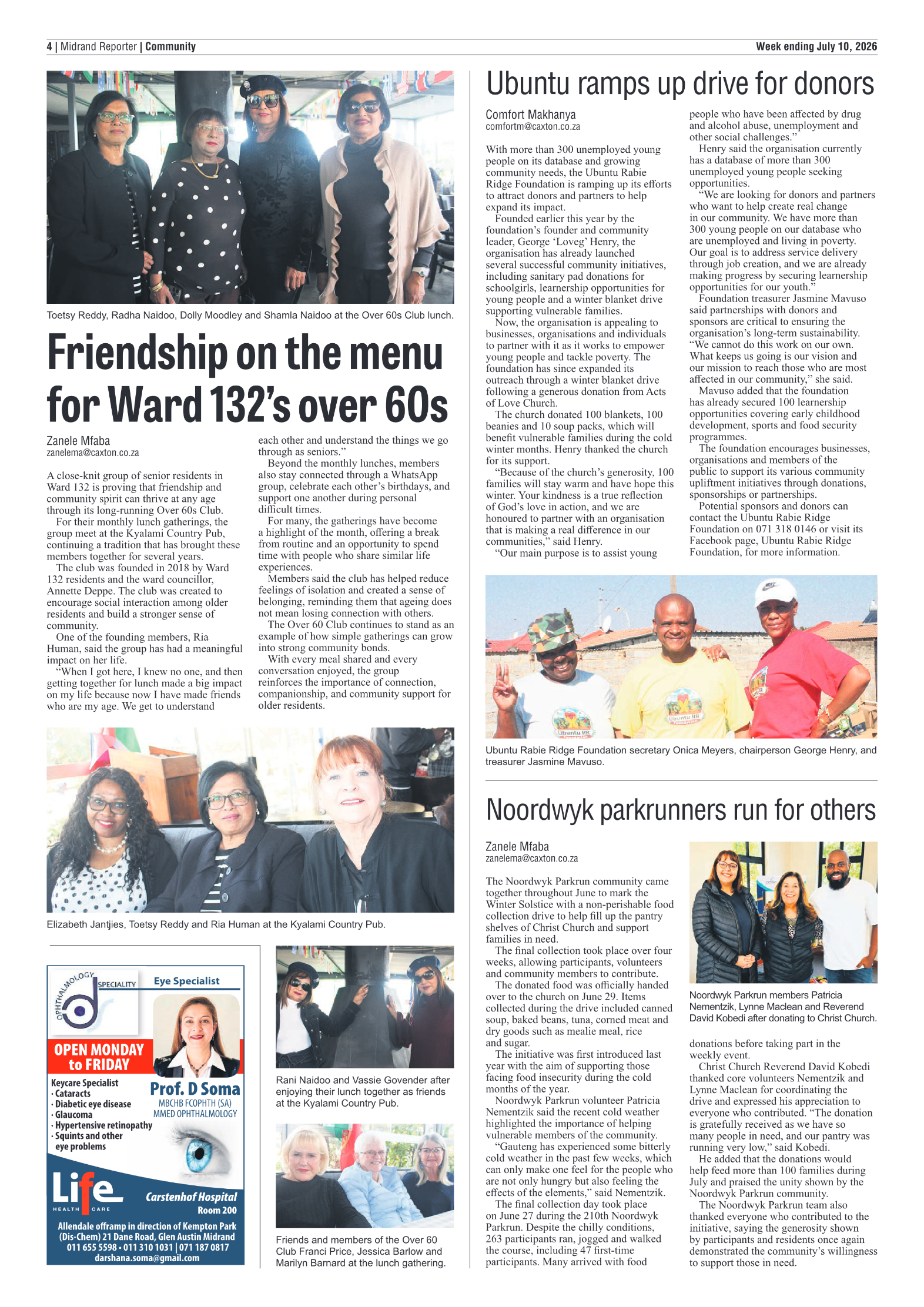 Midrand Reporter 10 July 2026 page 6