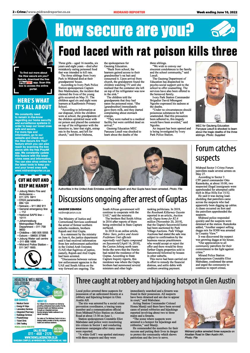 Midrand Reporter 10 June 2022 page 2