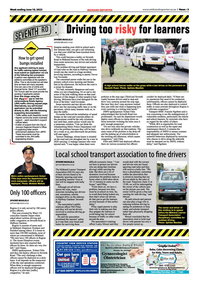 Midrand Reporter 10 June 2022 page 3