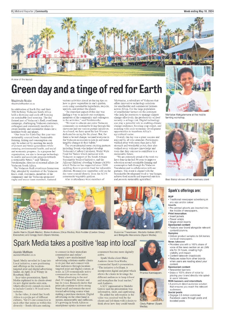 Midrand Reporter 10 May 2024 page 8