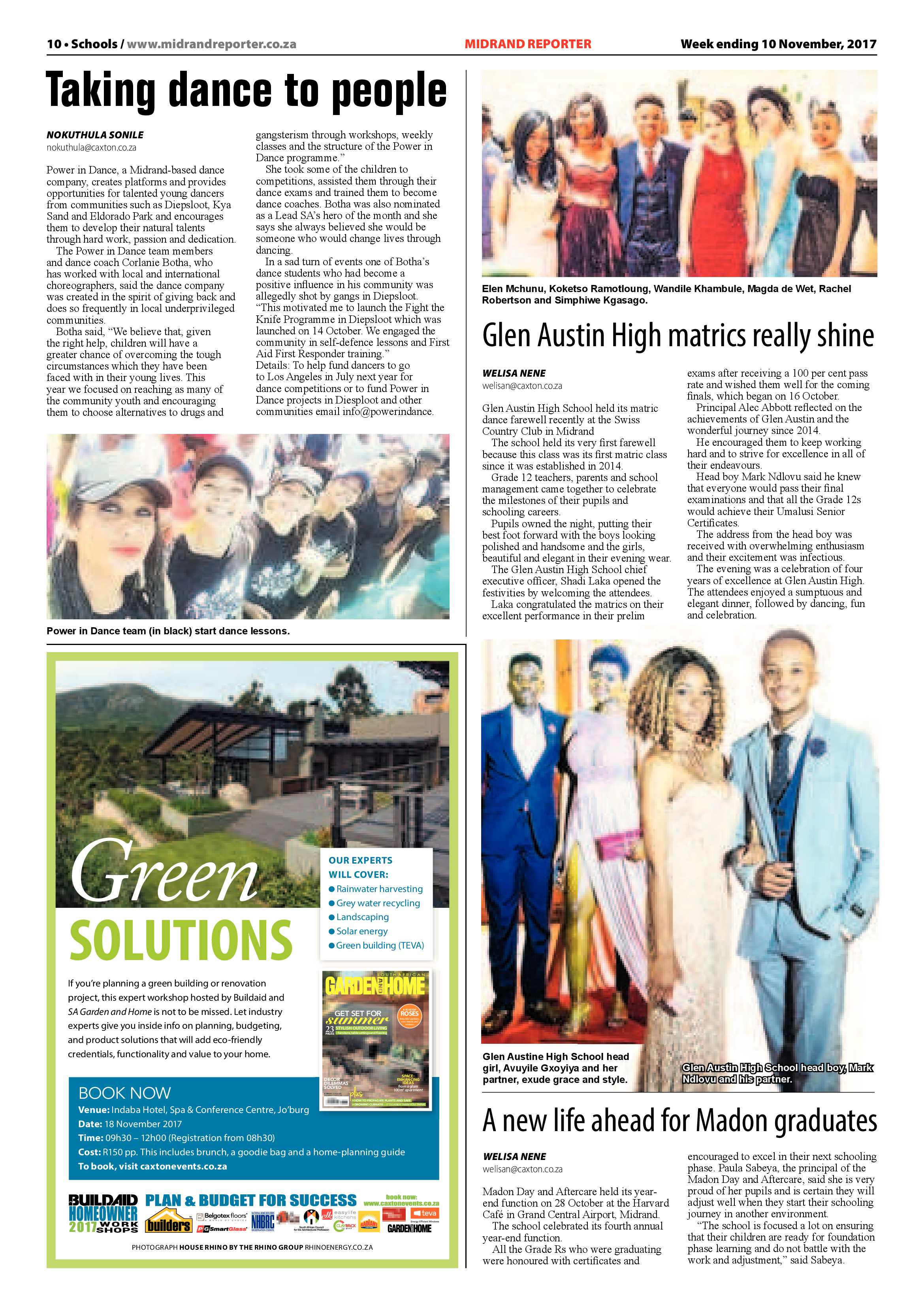 Midrand Reporter 10 November 2017 page 10