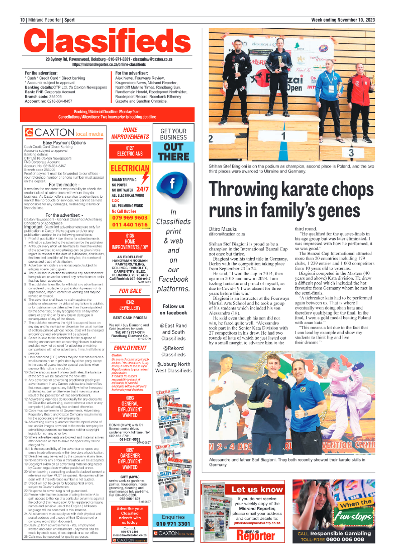 Midrand Reporter 10 November 2023 page 10