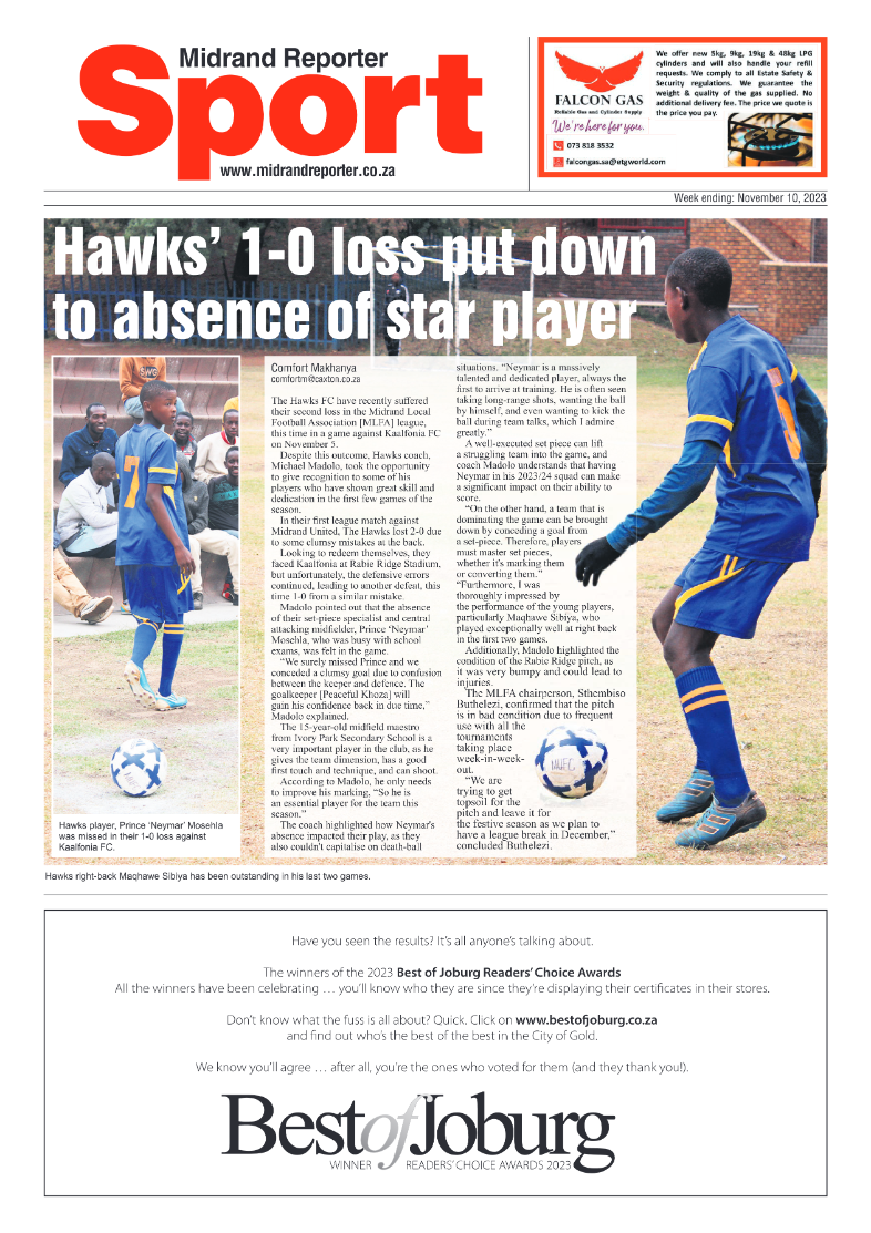 Midrand Reporter 10 November 2023 page 12