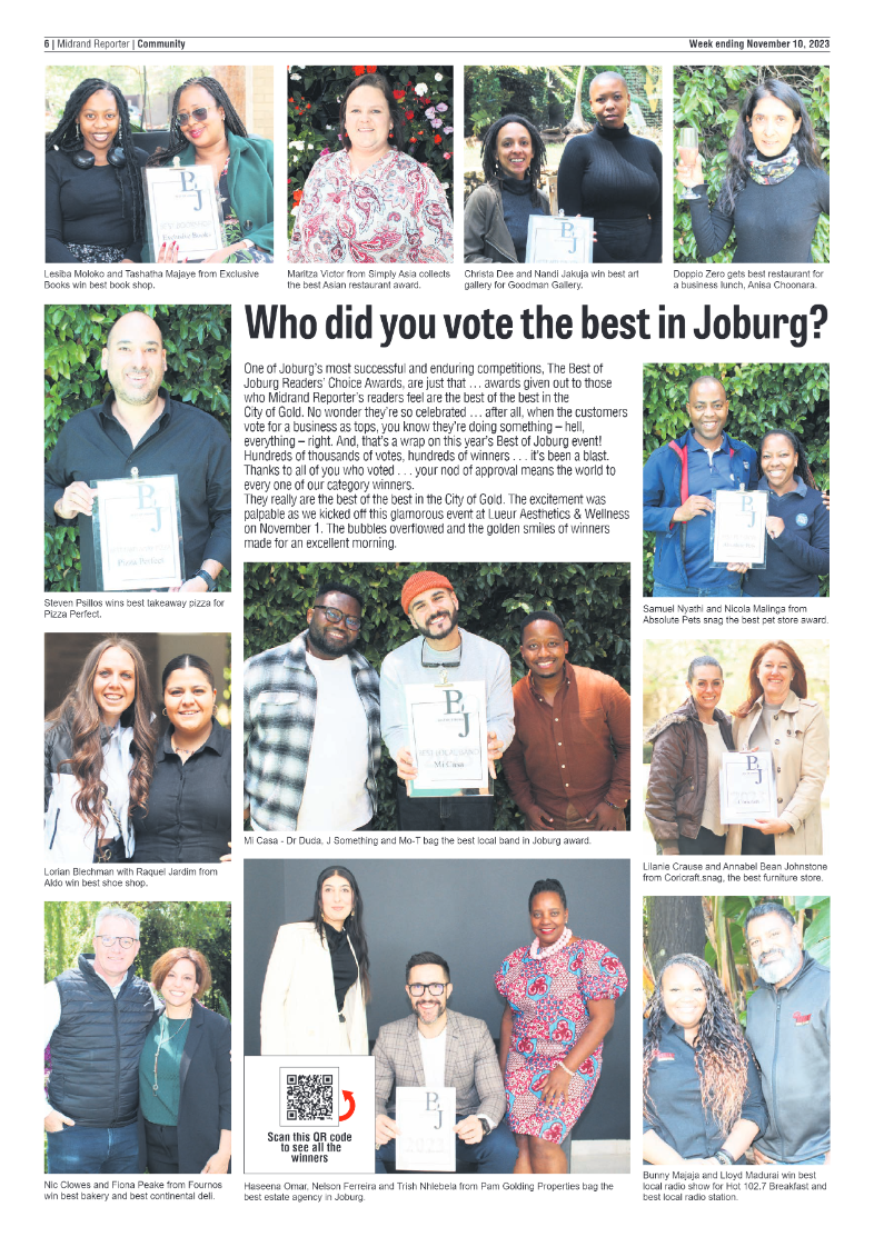 Midrand Reporter 10 November 2023 page 6