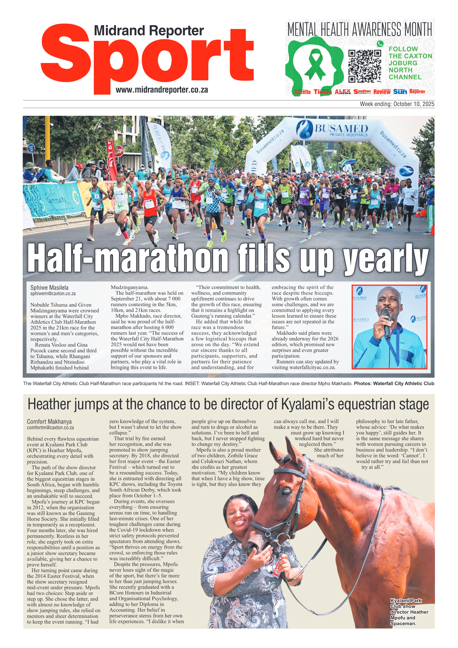Midrand Reporter 10 October 2025 page 10