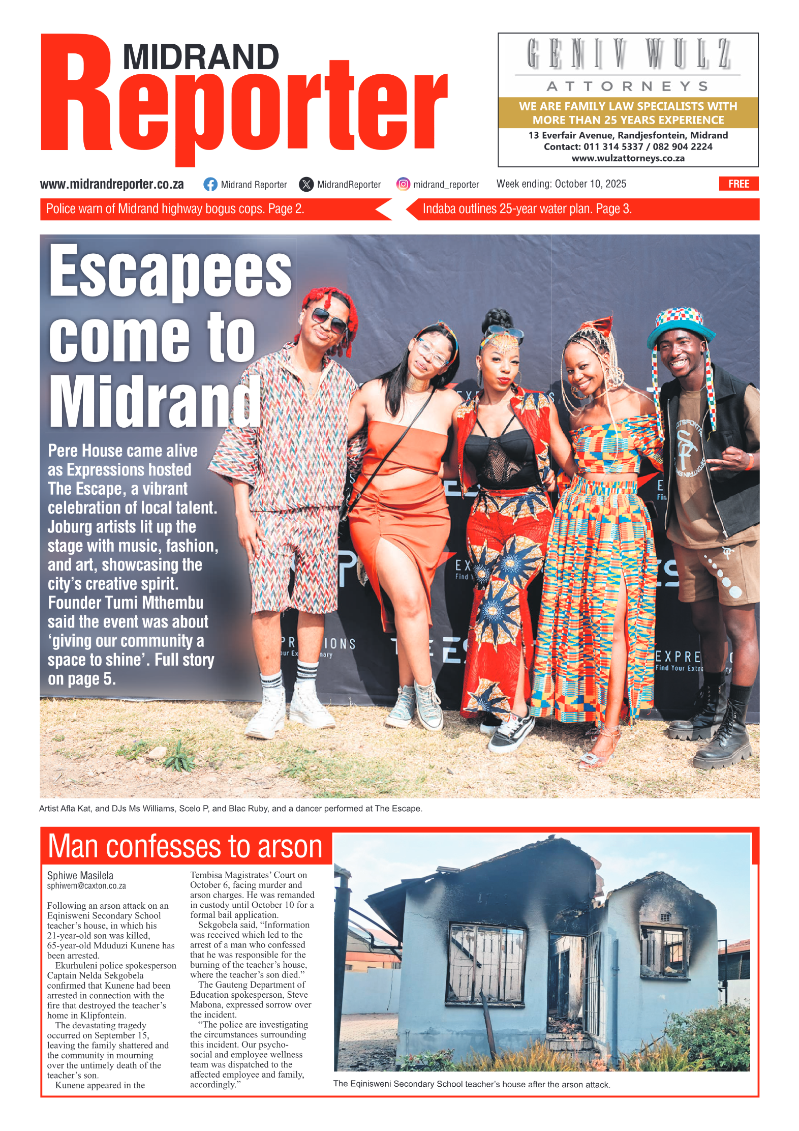 Midrand Reporter 10 October 2025 page 3