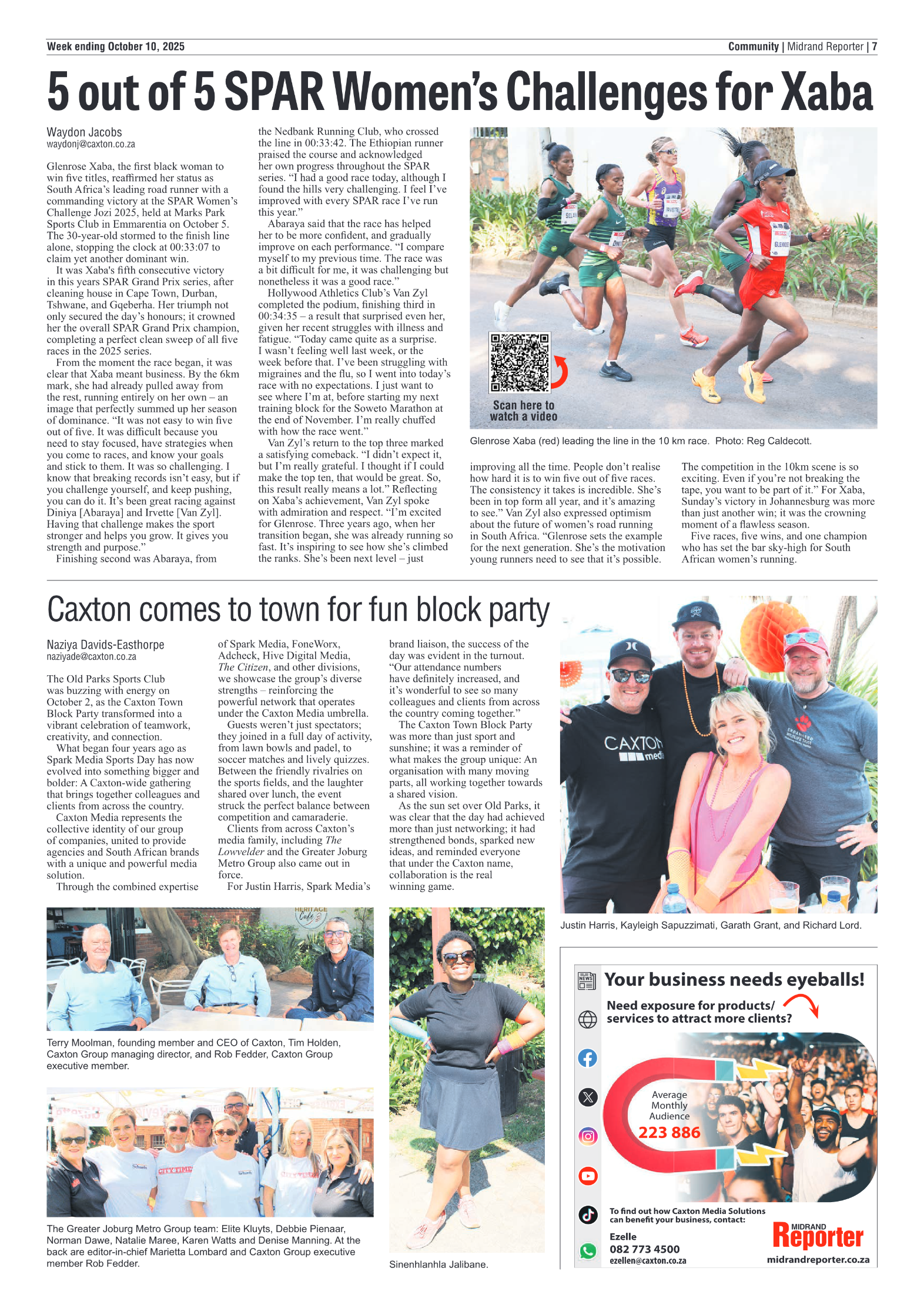 Midrand Reporter 10 October 2025 page 9