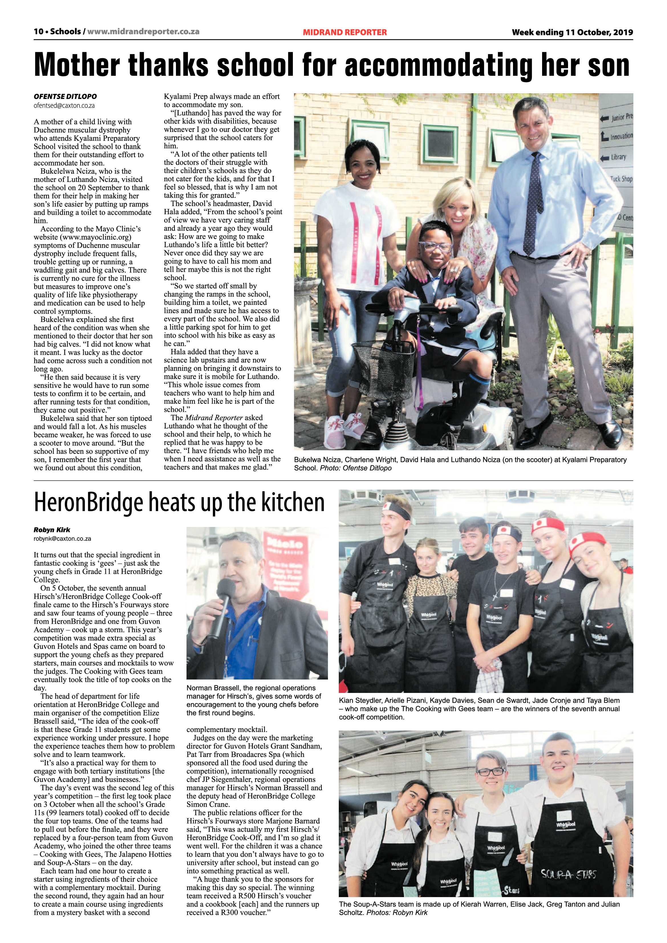 Midrand Reporter 10 October, 2019 page 10