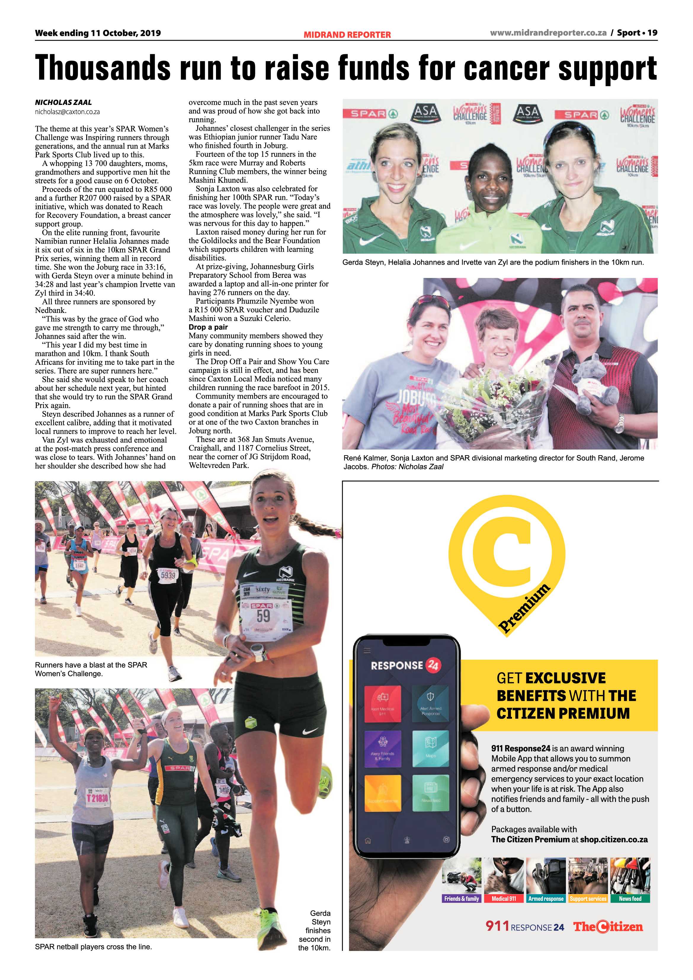 Midrand Reporter 10 October, 2019 page 19
